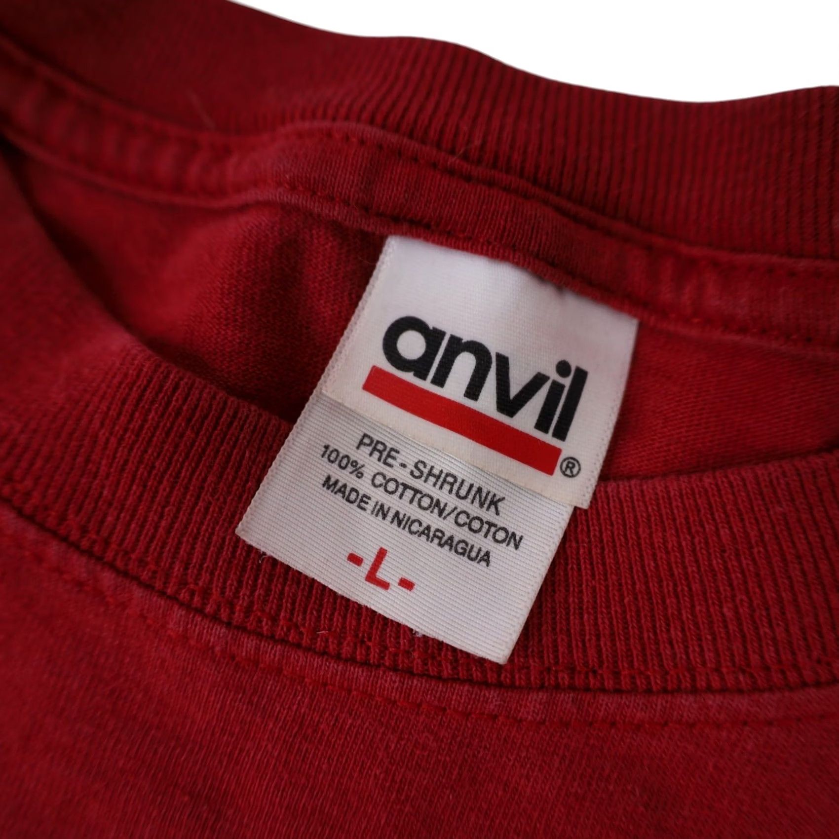 Vintage VINTAGE 3 Inches of Blood Graphic Band Tee Mens Large Red Shirt Mens L Graphic Band Tee Red 90s Concert Merch Mens Size US L / EU 52-54 / 3 - 5 Thumbnail