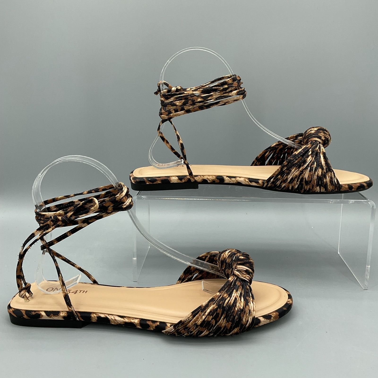 Other NEW on 34th Women’s Jenniee Knot Sandals Leopard Size 9.5M Size US 9.5 / IT 39.5 - 1 Thumbnail