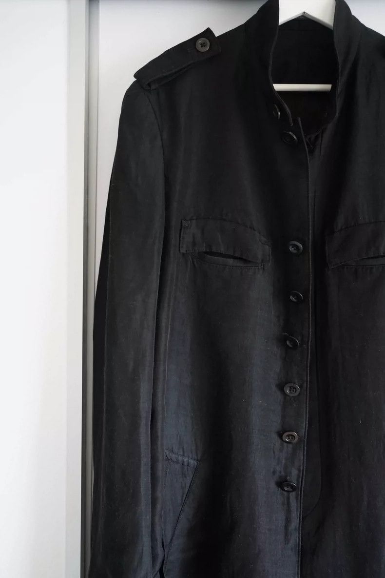 Yohji Yamamoto Yohji Yamamoto Yohji Yamamoto Military Style Bamboo Fiber Size US L / EU 52-54 / 3 - 3 Thumbnail