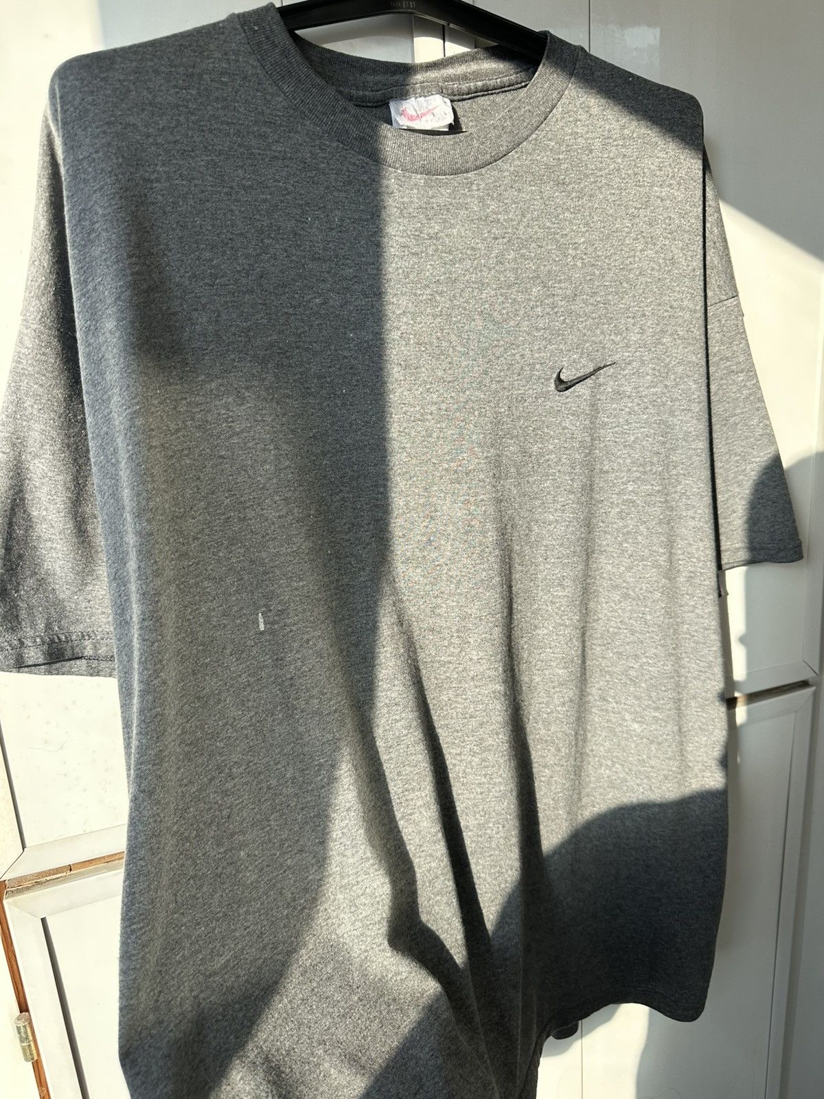 Nike Vintage Nike Oversize T-shirt Black Swoosh Size US XL / EU 56 / 4 - 9 Thumbnail