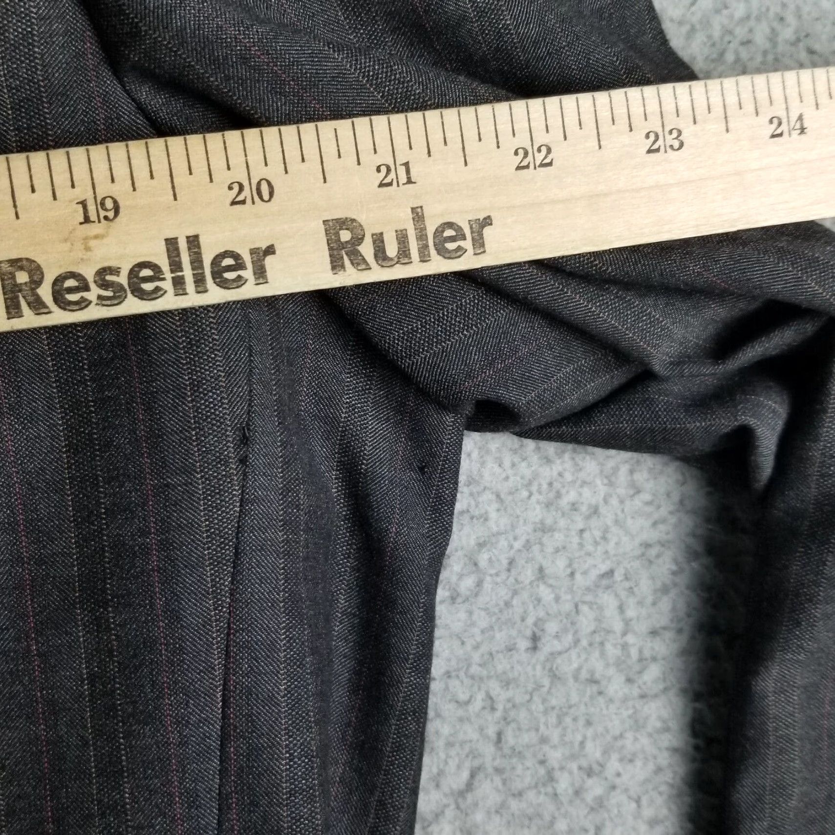 Ermenegildo Zegna VINTAGE Ermenegildo Zegna Suit Jacket Men 40R Wool Silk Tweed Gray Business Casual Blazer Size 40R - 7 Thumbnail