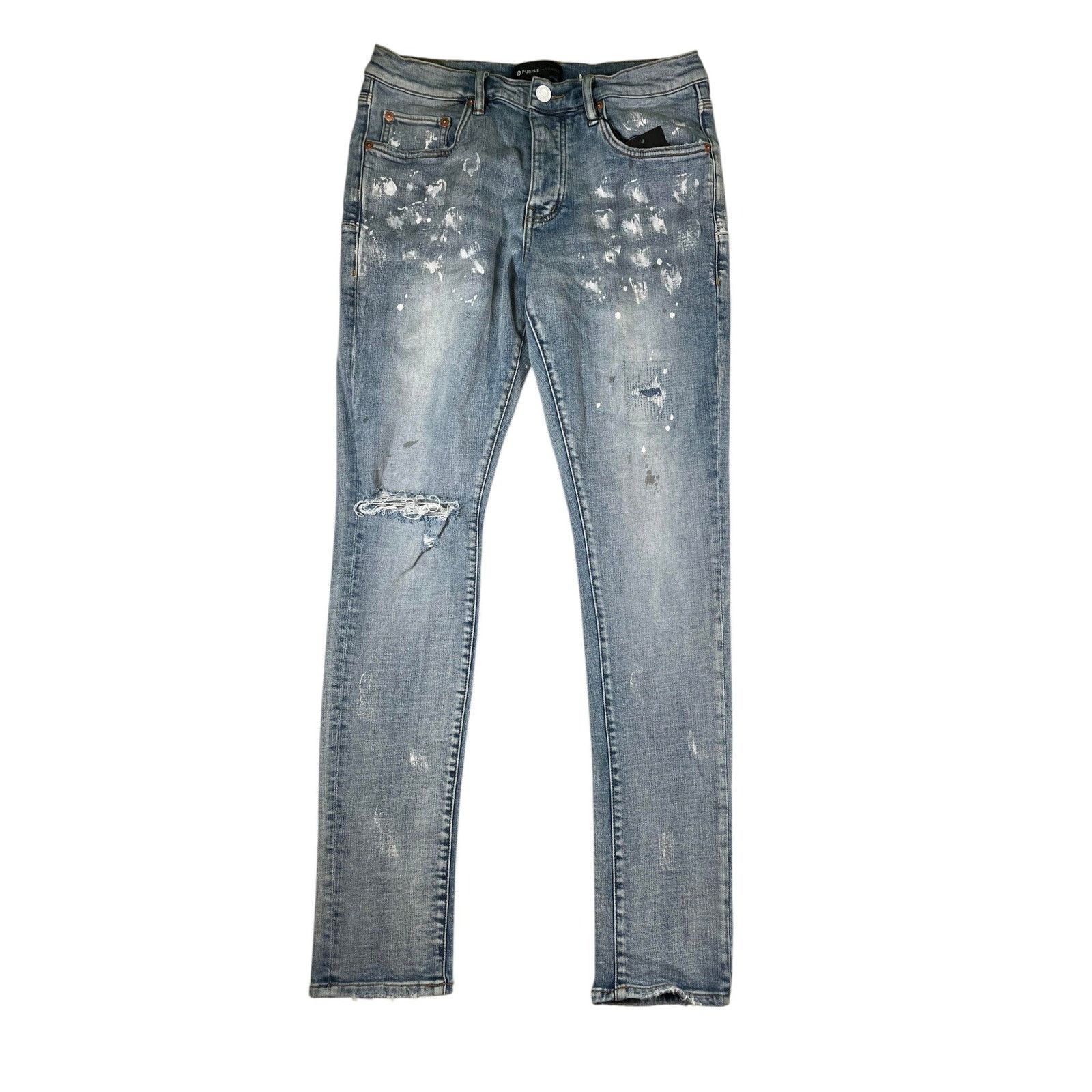Purple Brand Purple Brand Light Wash Jeans Size US 31 - 1 Thumbnail