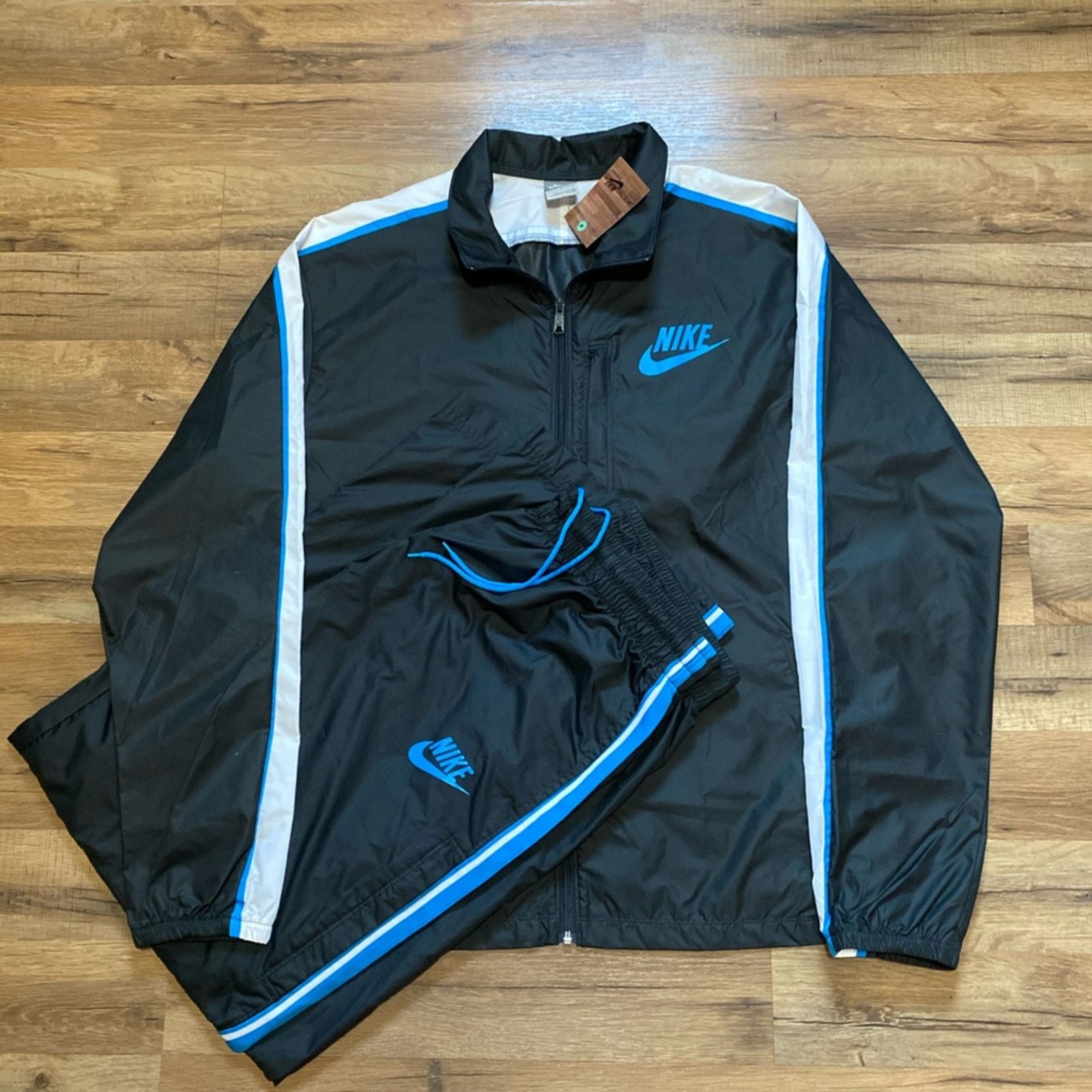 Nike Y2K Nike Packable Matching Set Sweatpant Zip Up Track Suit Size US XL / EU 56 / 4 - 2 Thumbnail