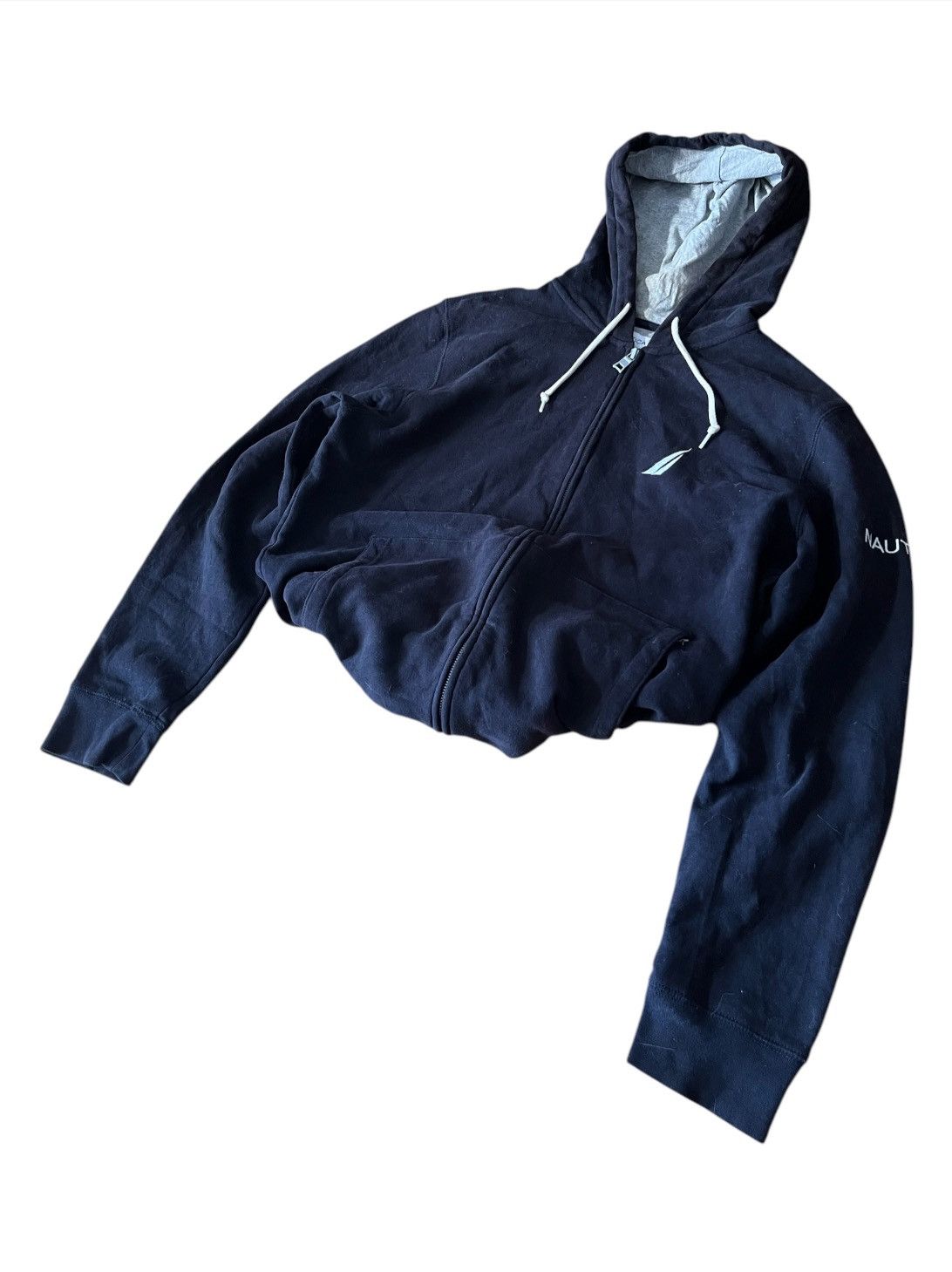 Nautica Nautica Zip Vintage Black Hoodie Size US M / EU 48-50 / 2 - 2 Thumbnail