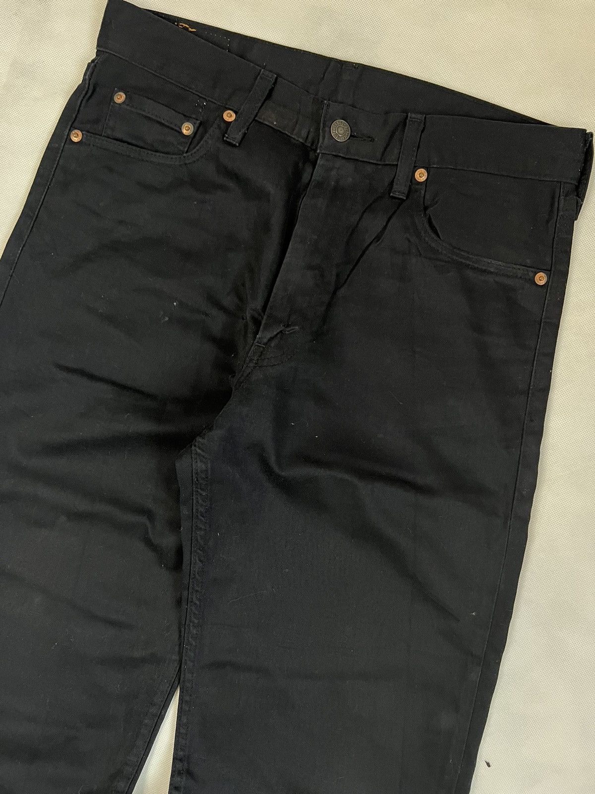 Levi's Vintage Clothing Vintage 90's Levis 508 Super Black Denim Size US 31 - 11 Thumbnail