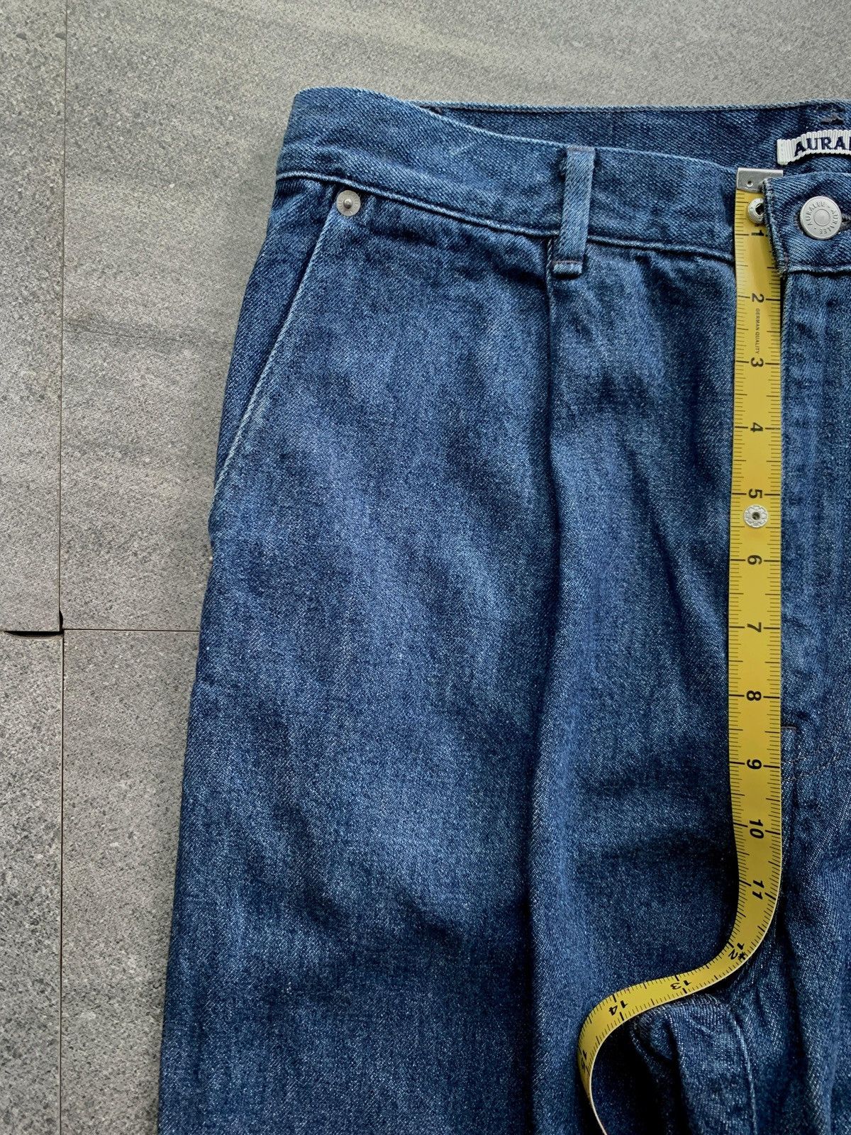 Auralee FREE TAX! Hard Twist Wideleg Denim Jeans Size US 32 / EU 48 - 14 Thumbnail