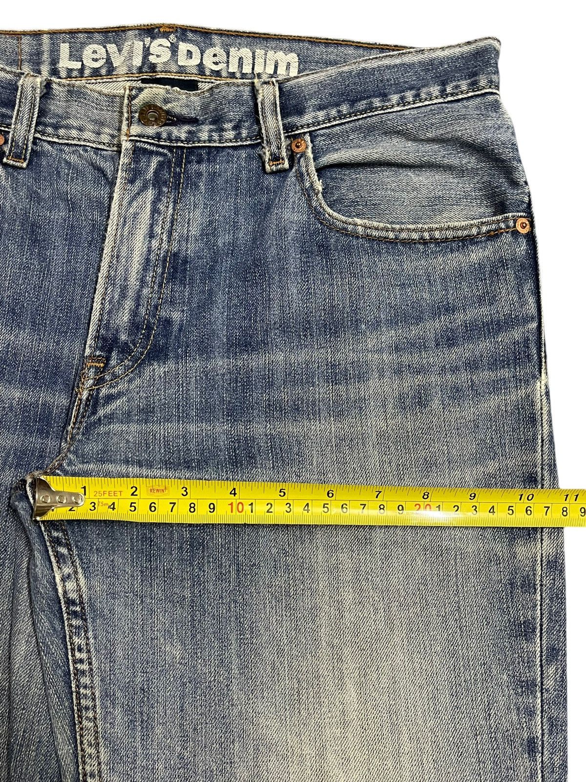 Levi's Vintage 90s Levis 502 Faded Wash Distress Loose Jeans Size US 33 - 15 Thumbnail