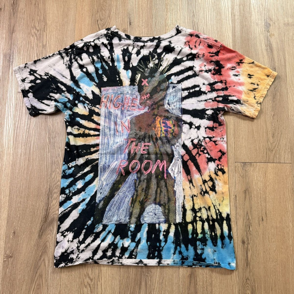 Travis Scott Travis Scott Highest in the Room Astroworld Era Tie-Dye Tee Size US L / EU 52-54 / 3 - 1 Thumbnail