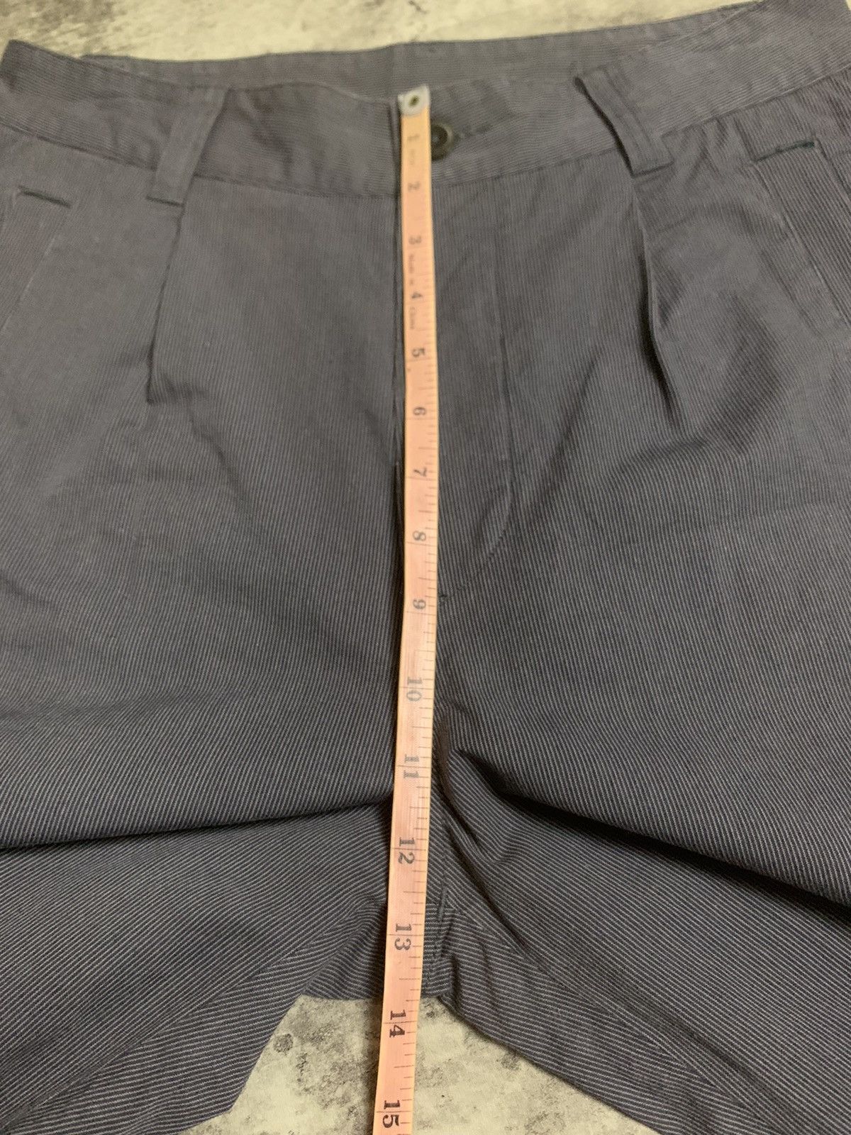 Margaret Howell Margaret Howell Pin Stripes Single Pleats Wide Baggy Pant Size US 29 - 17 Thumbnail
