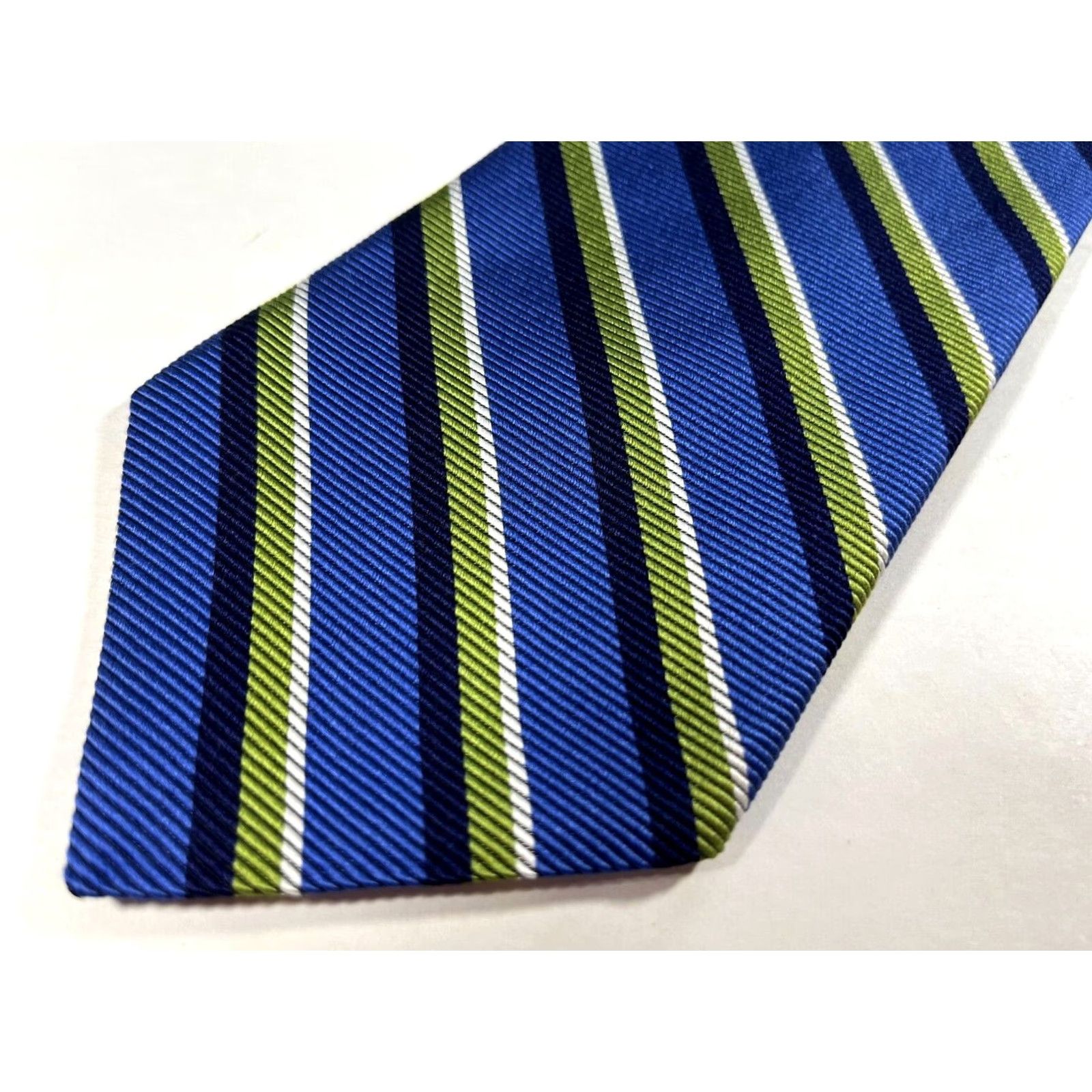 Brooks Brothers Brooks Brothers Makers Men’s Silk Tie Striped 59" Wide Multicolor Woven England Made in USA Mens Size ONE SIZE - 3 Thumbnail