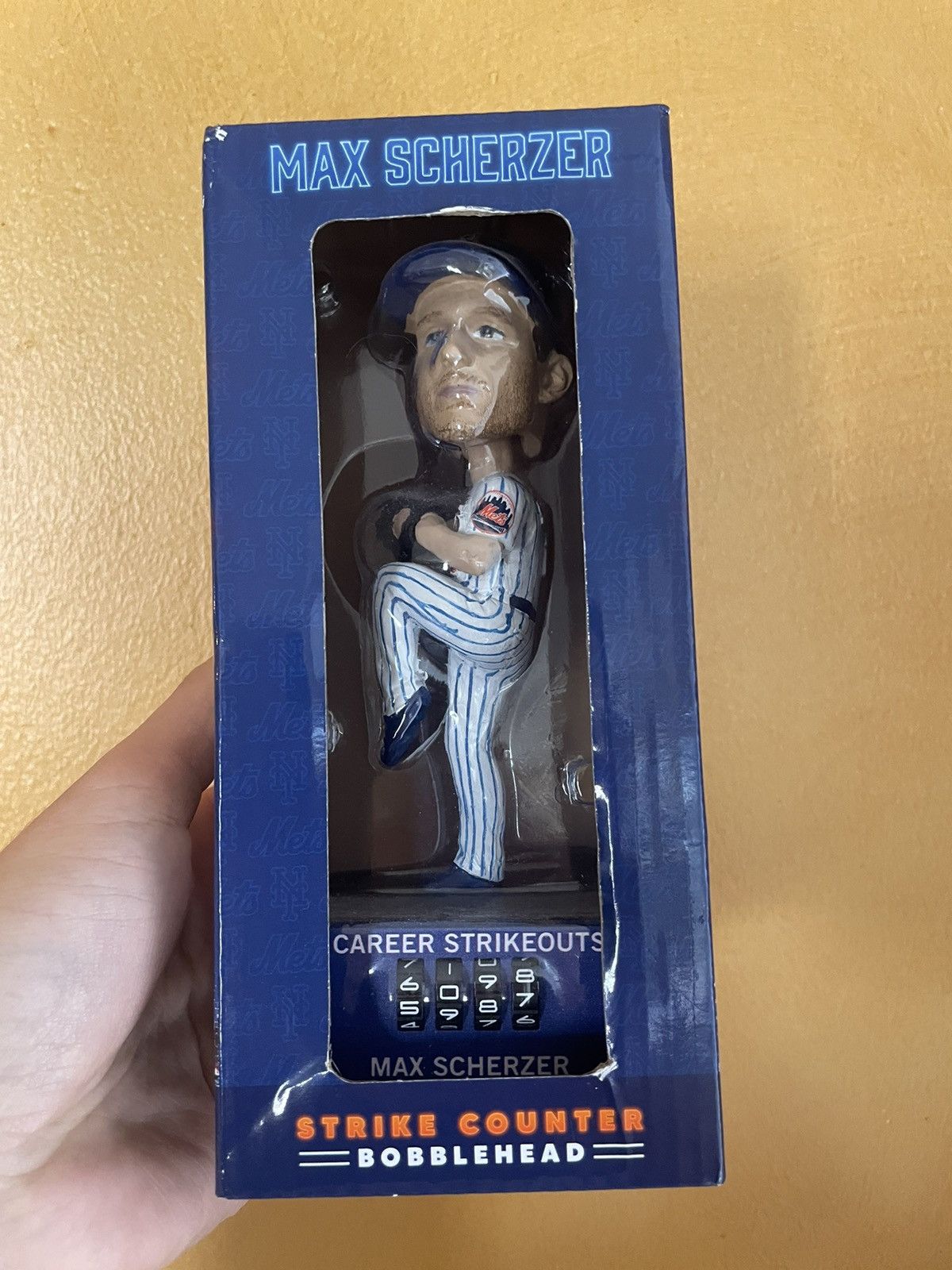 MLB Max Scherzer New York Mets Bobblehead Strike Counter Size ONE SIZE - 2 Thumbnail