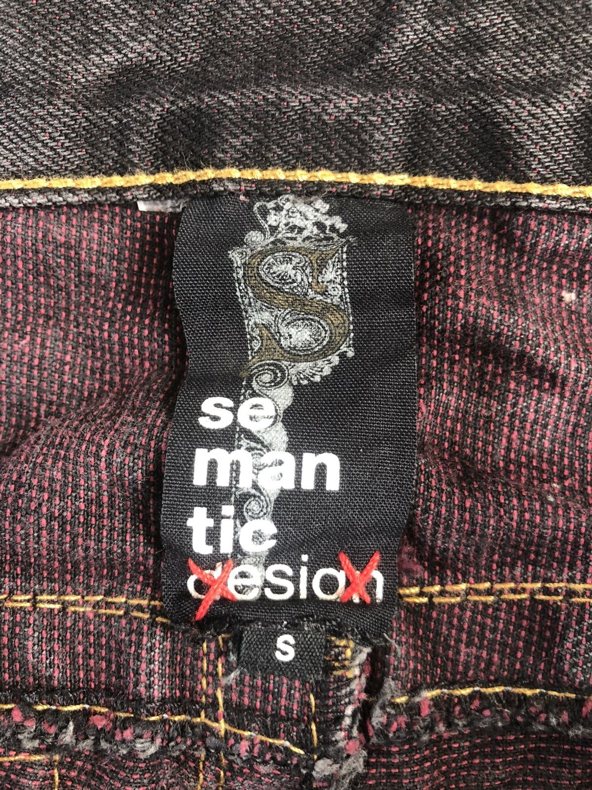 semanticdesign Japanese Semantic Design Flared Jeans Distressed Punk Style Size US 30 / EU 46 - 20 Thumbnail