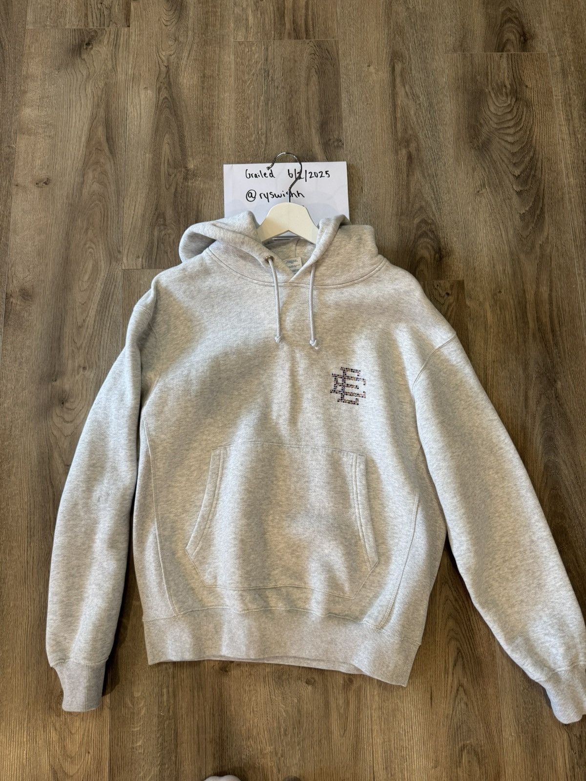 Eric Emanuel Eric Emanuel Grey Swarovski Collab Hoodie Size US S / EU 44-46 / 1 - 1 Thumbnail