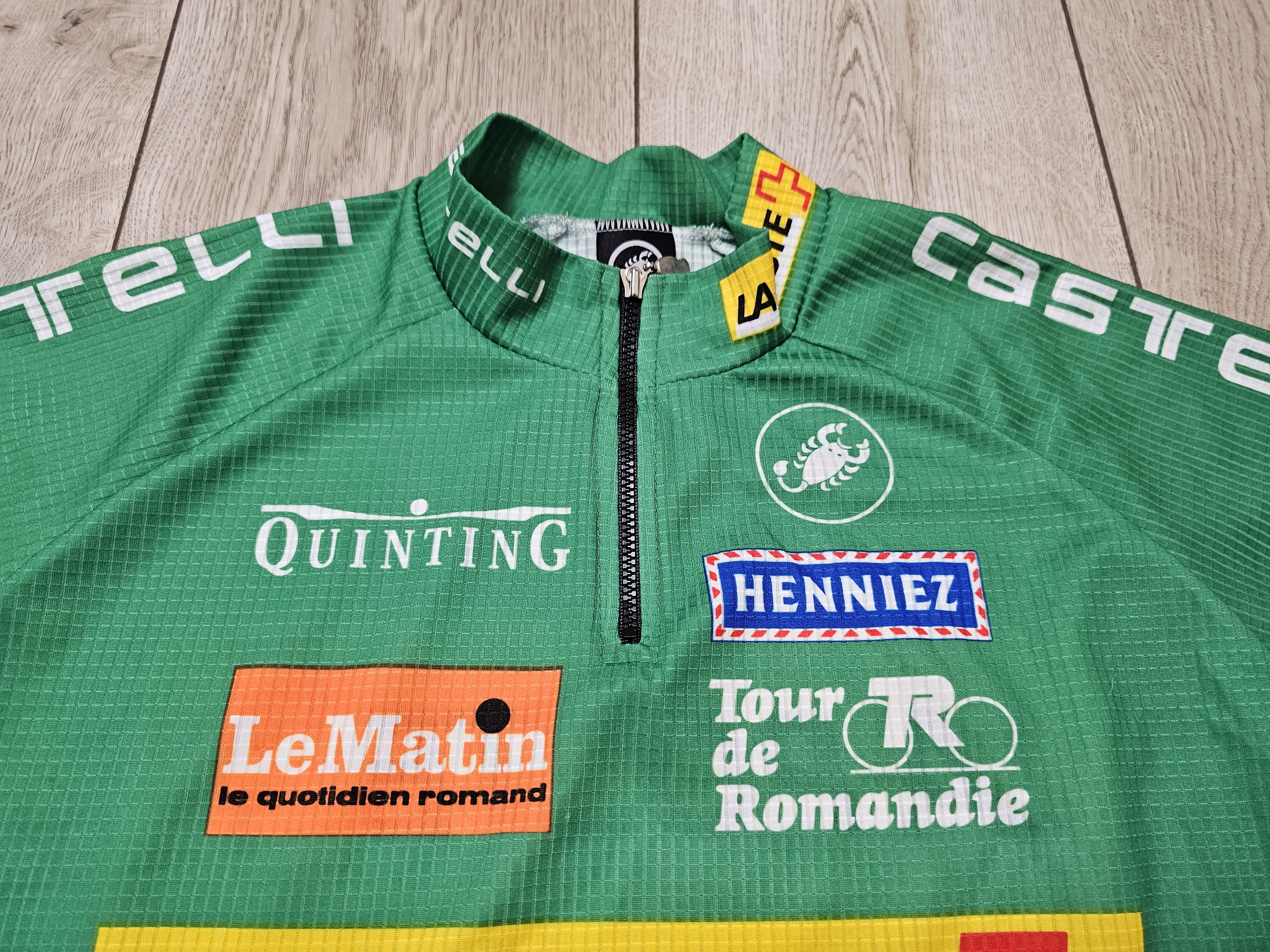 All Sport × Vintage VINTAGE CASTELLI CYCLING JERSEY VELO PMU TOUR DE ROMANDIE Size US XL / EU 56 / 4 - 4 Thumbnail