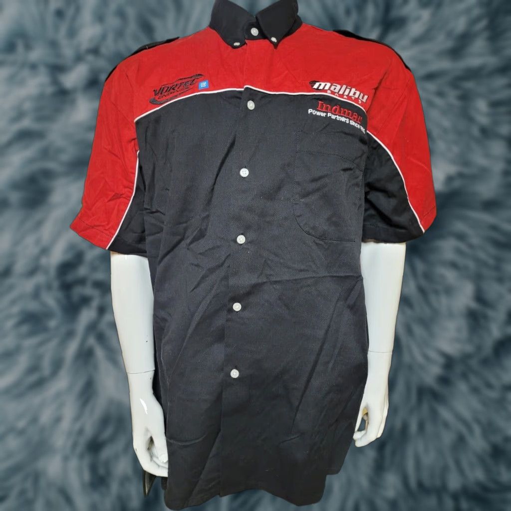 Vintage VINTAGE Malibu Boats GM Vortec Engines Dealer Button Up Shirt XL Nice Indmar Chevrolet Size US XL / EU 56 / 4 - 1 Thumbnail