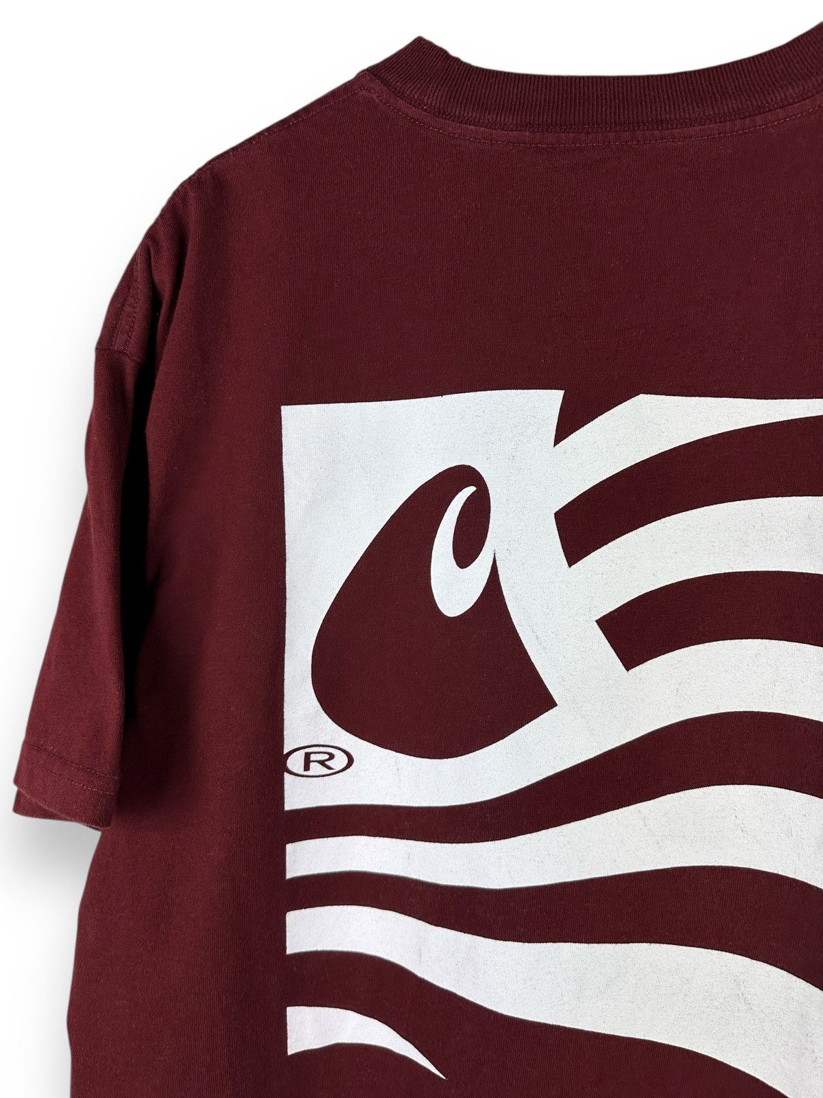 Carhartt × Carhartt Wip Carhartt WIP Waving State Flag Big Logo T-Shirt Short Sleeve Size US M / EU 48-50 / 2 - 2 Thumbnail