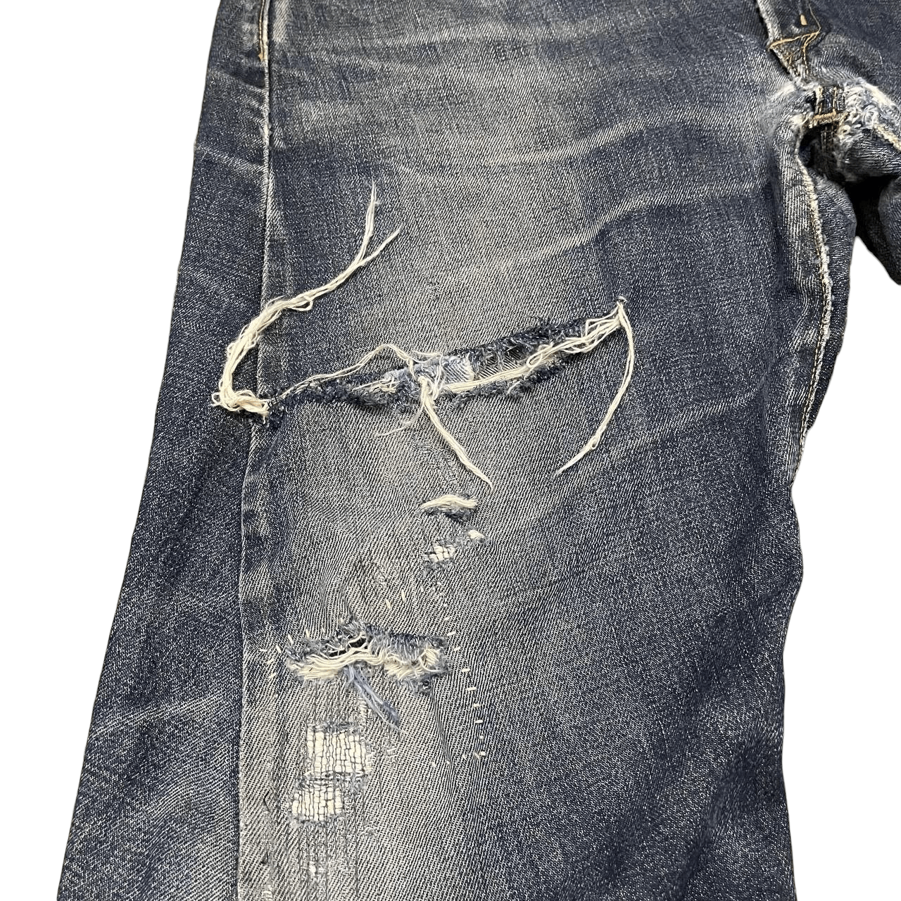Edwin Vintage Edwin E Function Thrashed Denim Jeans Size US 34 / EU 50 - 4 Thumbnail