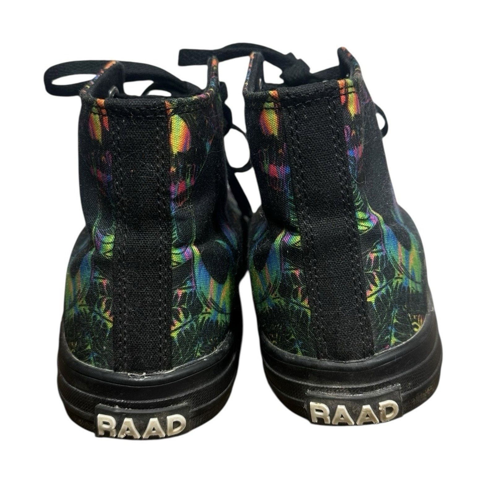 Other Raad Skull Roses Canvas High Top Punk Skater Women 8 Men 6.5 Size US 6.5 / EU 39-40 - 8 Thumbnail