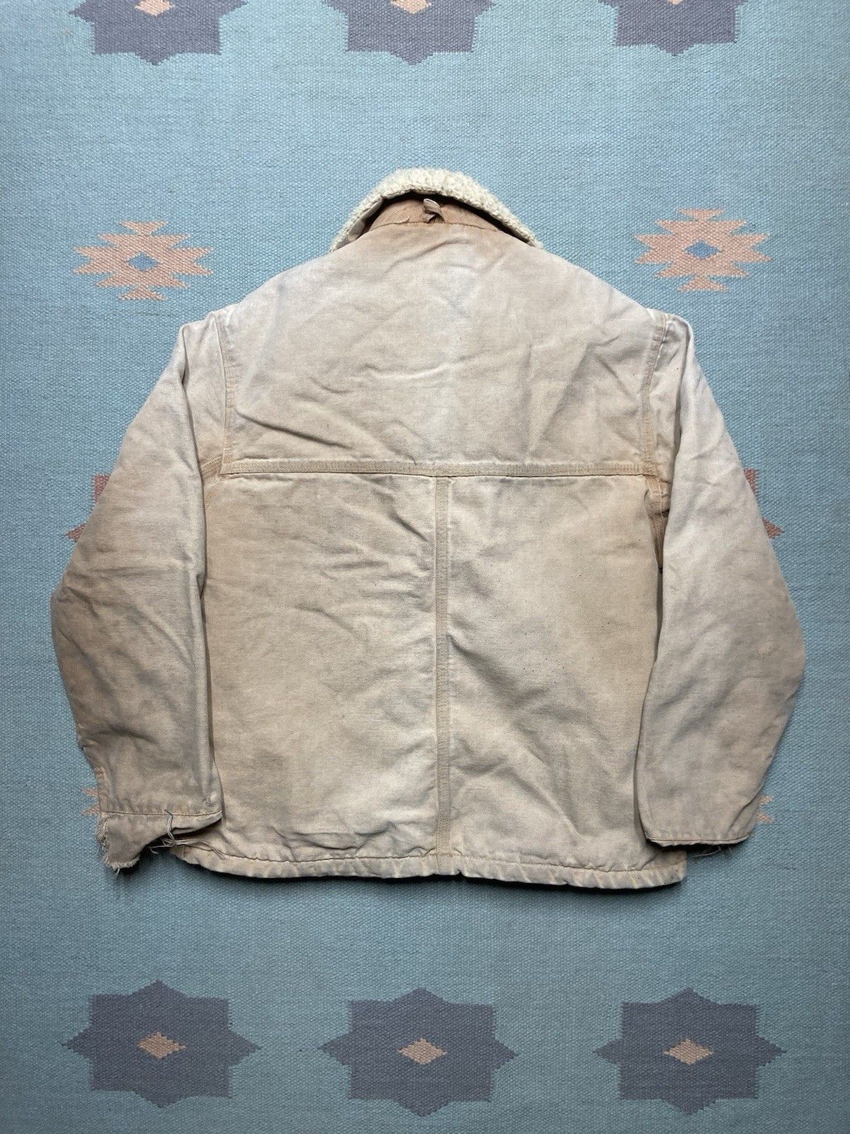 Carhartt × Vintage 70s carhartt jacket sherpa western ranch barn coat canvas L Size US L / EU 52-54 / 3 - 6 Thumbnail