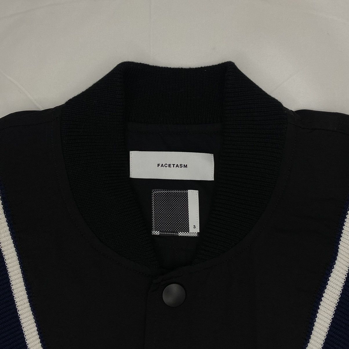Facetasm Facestasm Ribbed Design Varsity Jacket Size US M / EU 48-50 / 2 - 6 Thumbnail