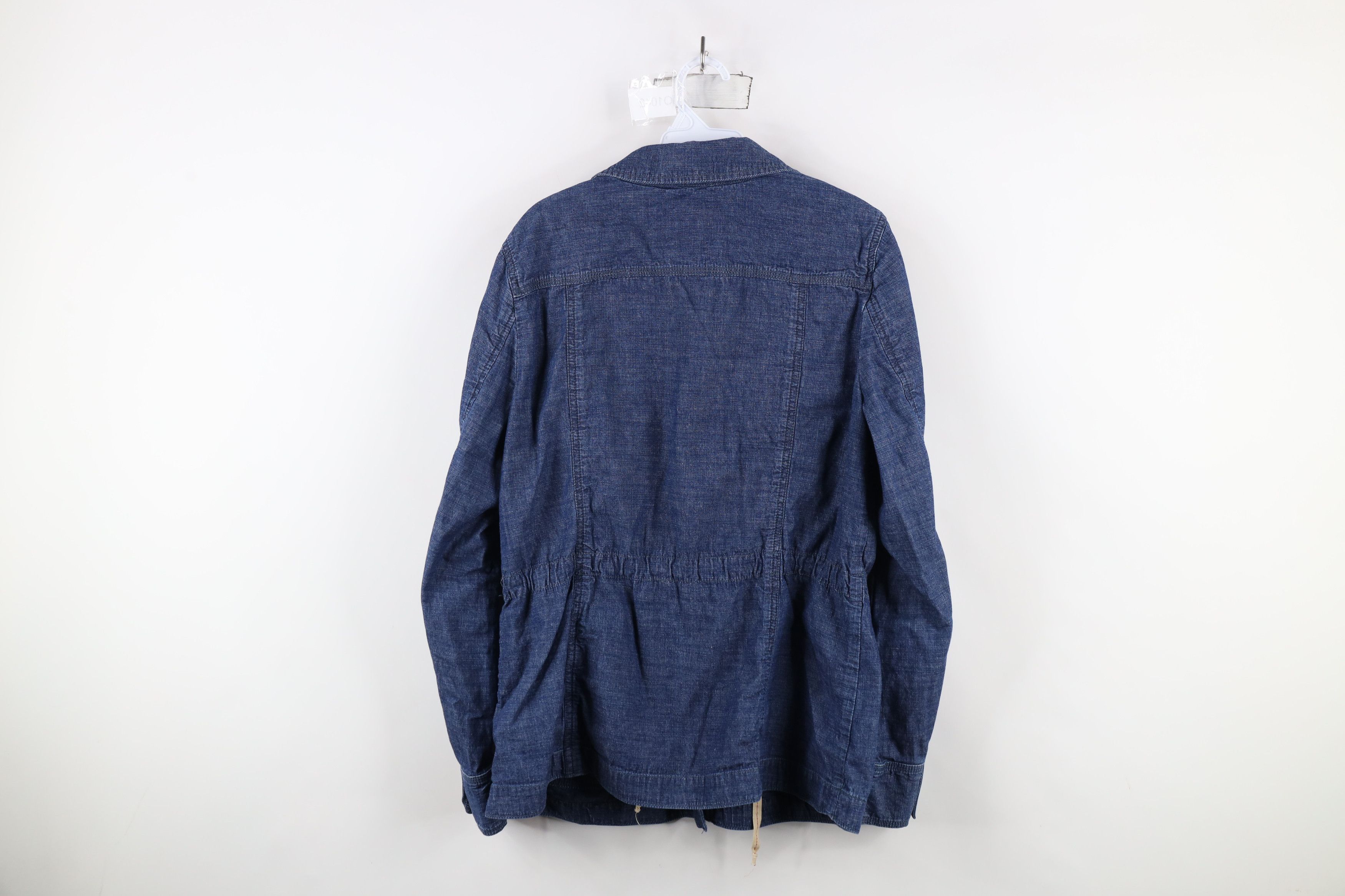 Banana Republic × Vintage Bananan Republic Denim Button Shirt Jacket Jac Shirt Blue Size XL / US 12-14 / IT 48-50 - 11 Thumbnail