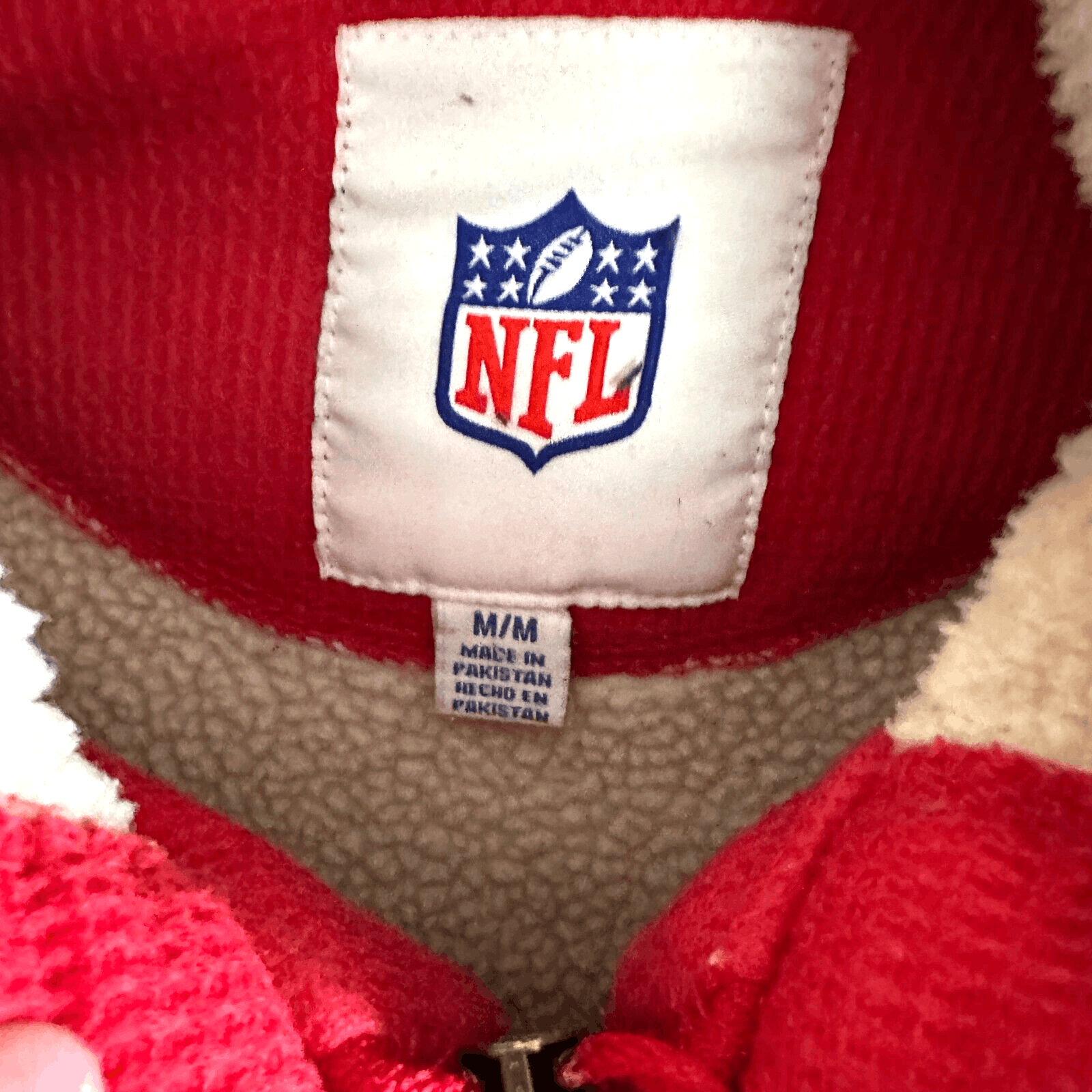 NFL NFL 49ers Thermal Sherpa Lined Jacket Patches Waffle Knit Size US M / EU 48-50 / 2 - 6 Thumbnail