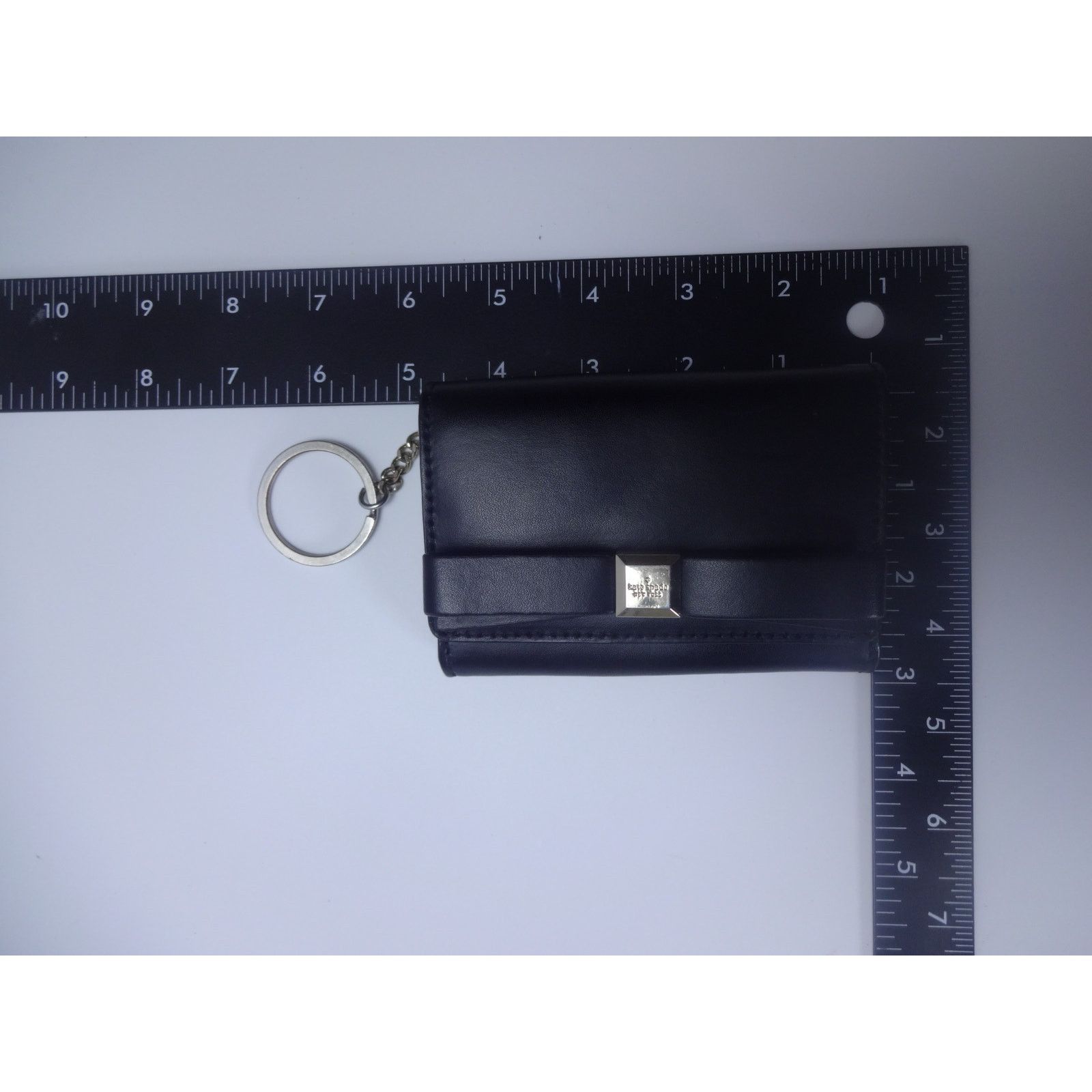 Kate Spade Kate Spade Black Sleek Leather Keychain Wallet Snap Closure Size ONE SIZE - 10 Thumbnail