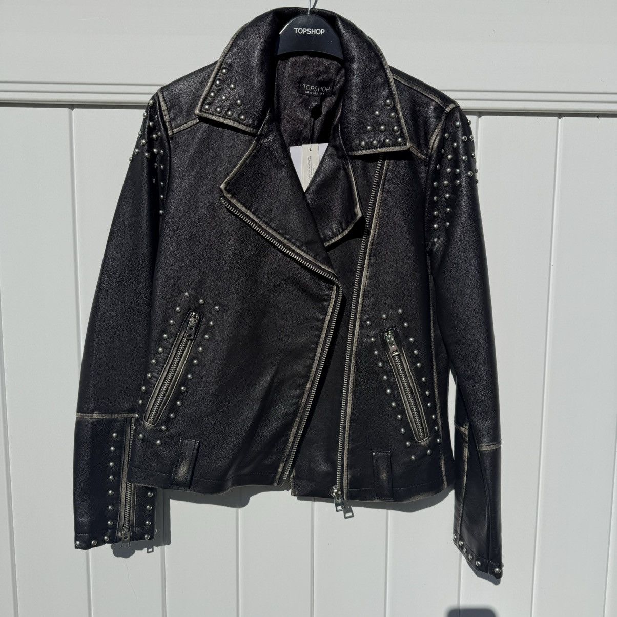 Topshop Topshop studded moto Kate moss era Size XS / US 0-2 / IT 36-38 - 1 Thumbnail