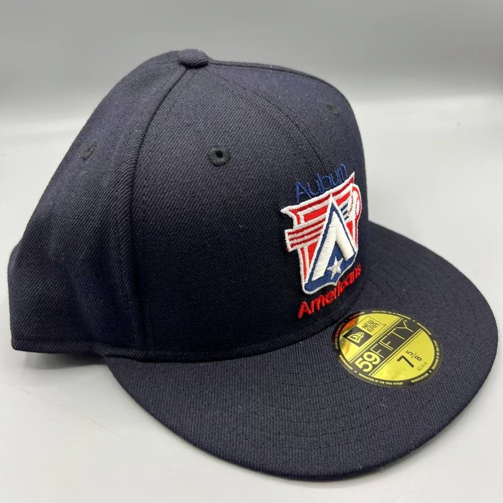 New Era Auburn Americans Hat Men 7 5/8 59Fifty New Era MiLB Fitted Size ONE SIZE - 3 Thumbnail