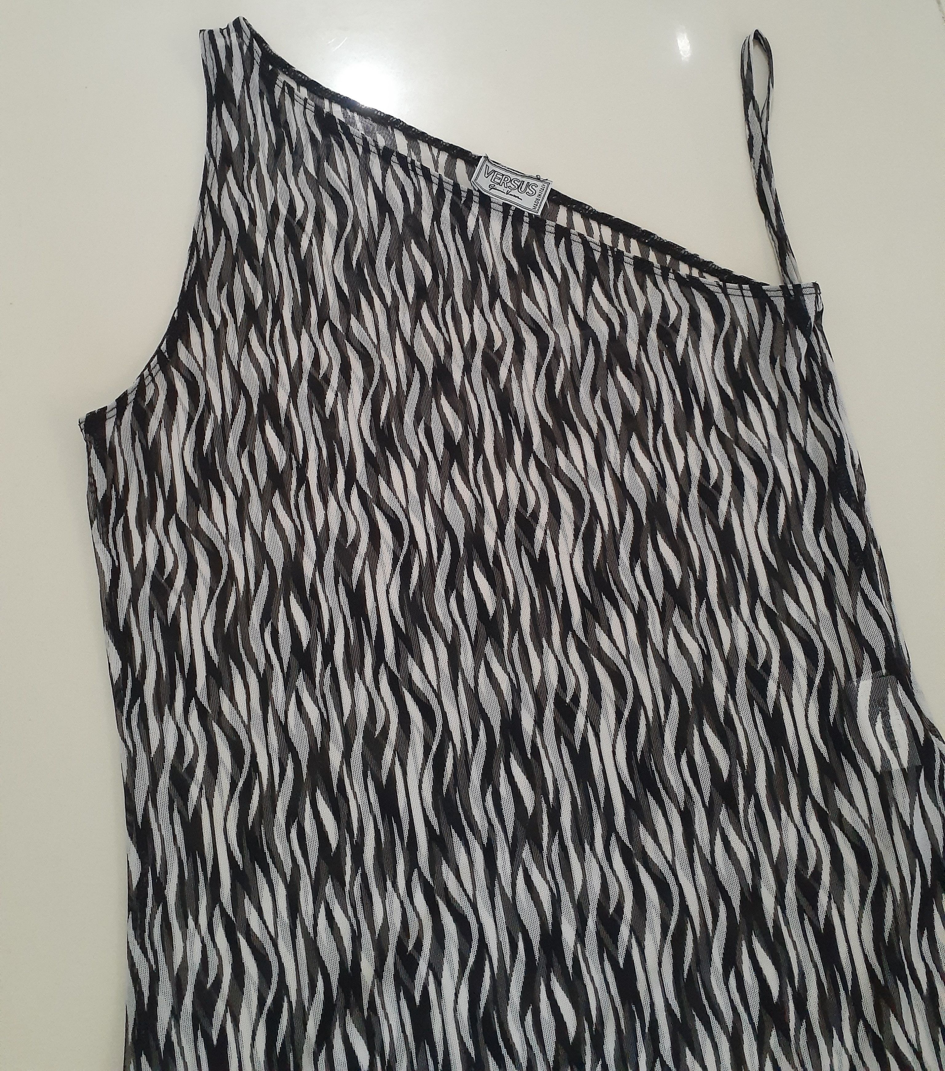 Versace × Versus Vintage Versus Gianni Versace See Through Beach Dress Size S / US 4 / IT 40 - 2 Thumbnail