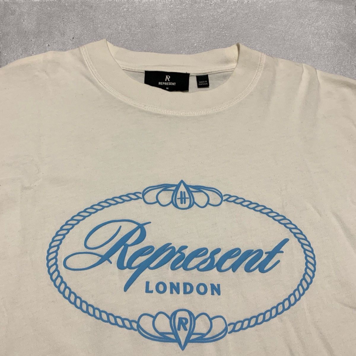 Represent Clo. Represent Medium Harrods Logo Crest Flat White Tee Size US M / EU 48-50 / 2 - 3 Thumbnail