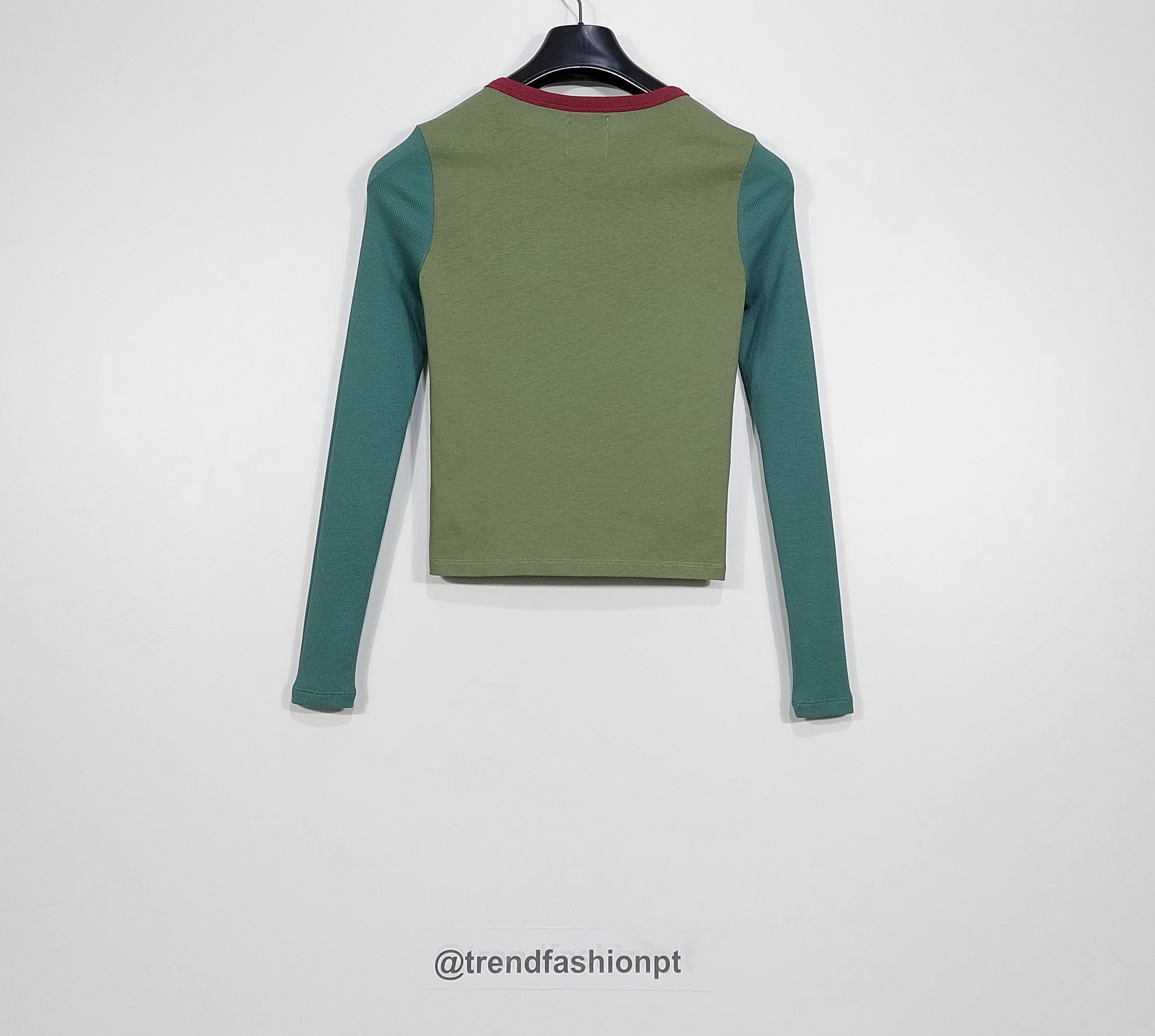 Heaven by Marc Jacobs bad girl long sleeve tshirt - green / khaki XS Size XS / US 0-2 / IT 36-38 - 11 Thumbnail