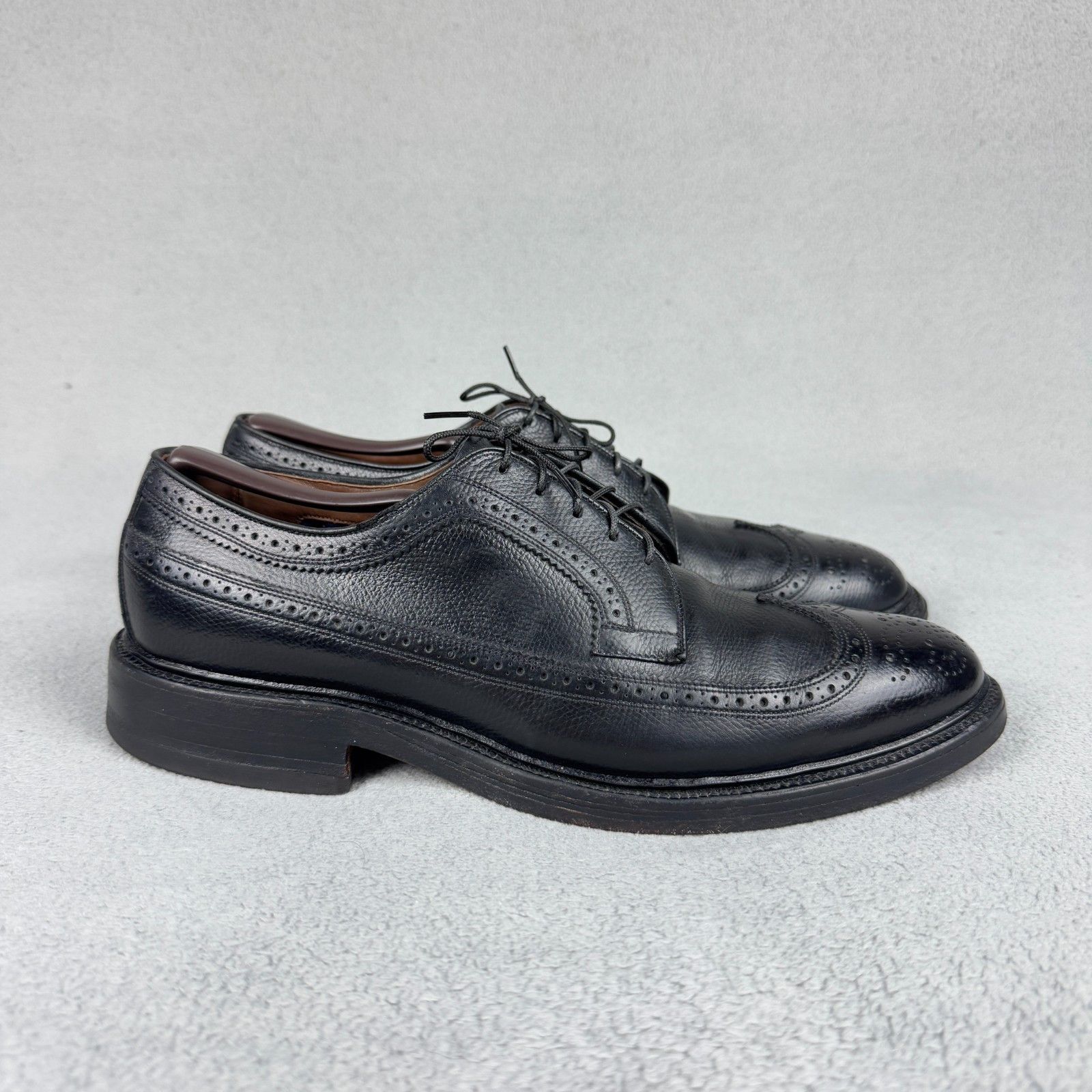 Allen Edmonds Allen Edmonds MacNeil Black Pebble Grain Longwing USA 9D Size US 9 / EU 42 - 12 Thumbnail