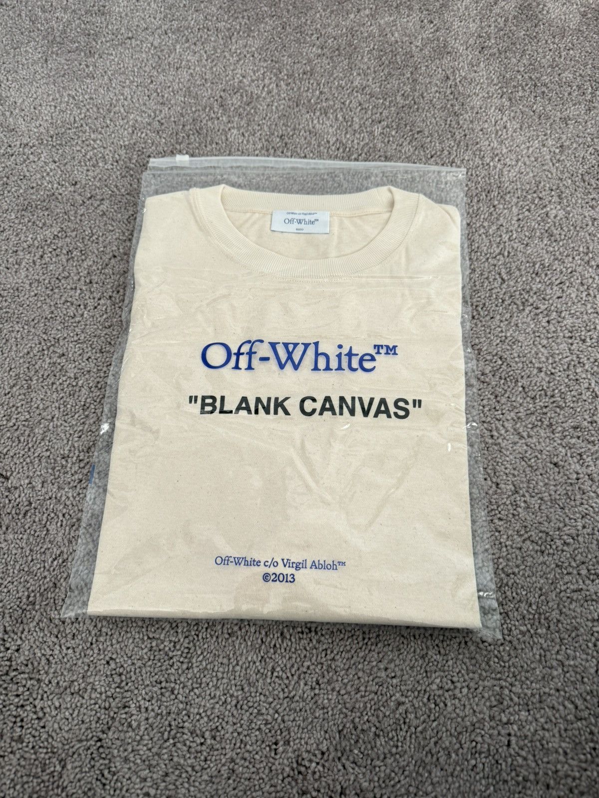 Off-White Off White x The Met Blank Canvas T Shirt Size Small New Size US S / EU 44-46 / 1 - 8 Thumbnail