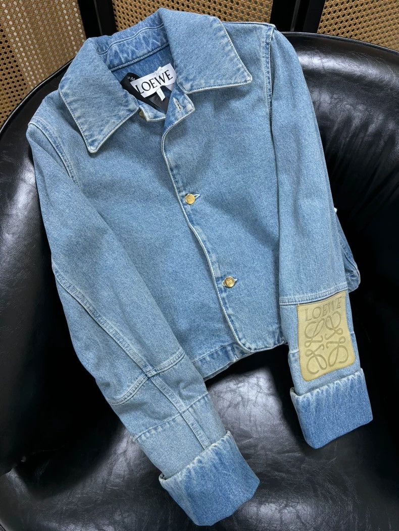 Loewe Loewe Short Denim Jacket Jennie same style - dmc Size US L / EU 52-54 / 3 - 1 Thumbnail