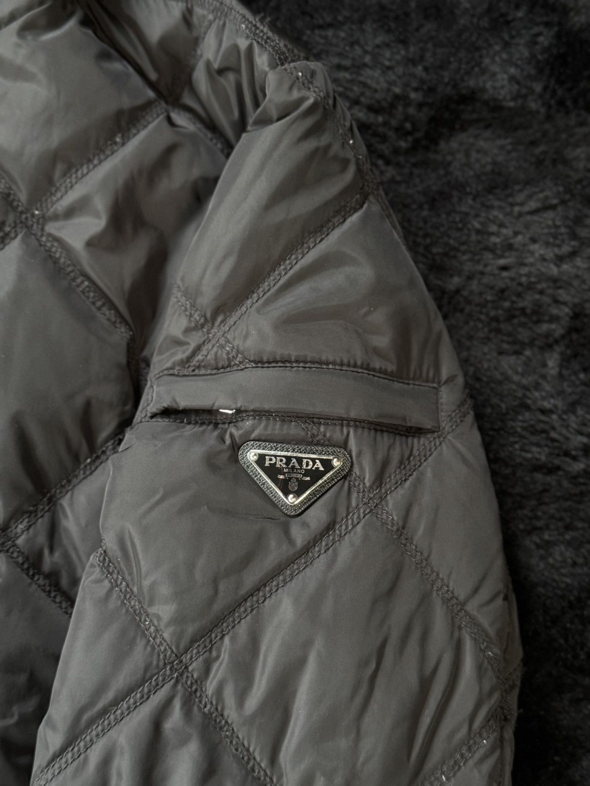 Prada Prada Diamond Stitch Jacket Size US M / EU 48-50 / 2 - 3 Thumbnail
