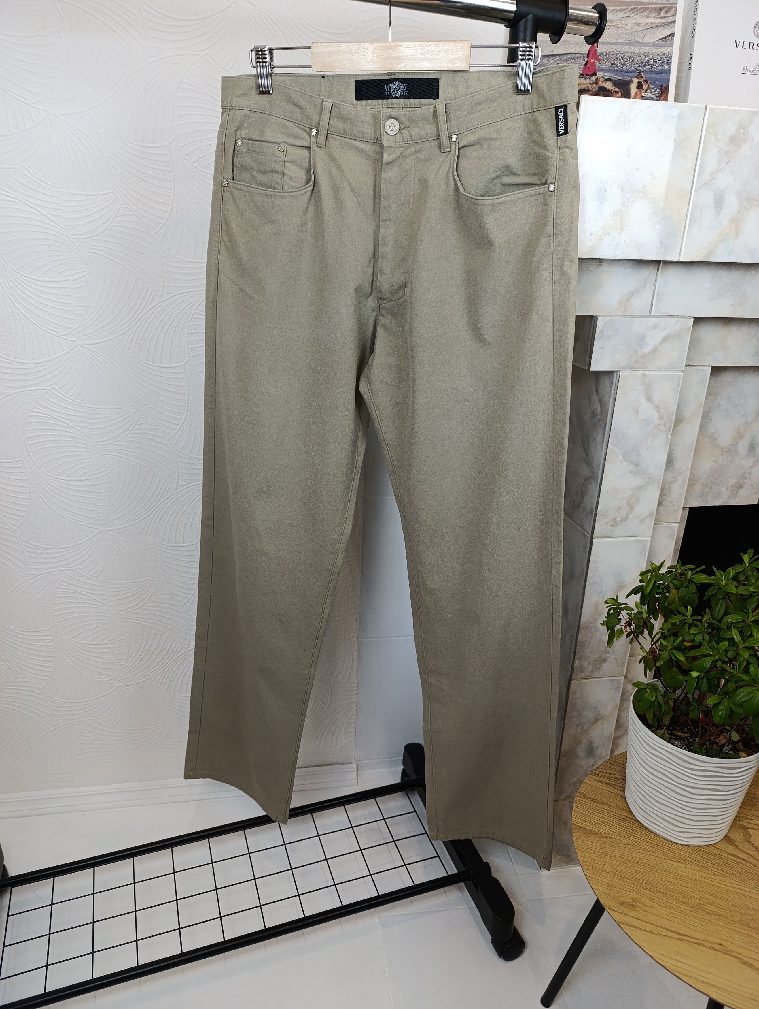 Versace Jeans Couture × Vintage VERSACE JEANS COUTURE VINTAGE MENS STRETCH PANTS Size US 35 - 4 Thumbnail