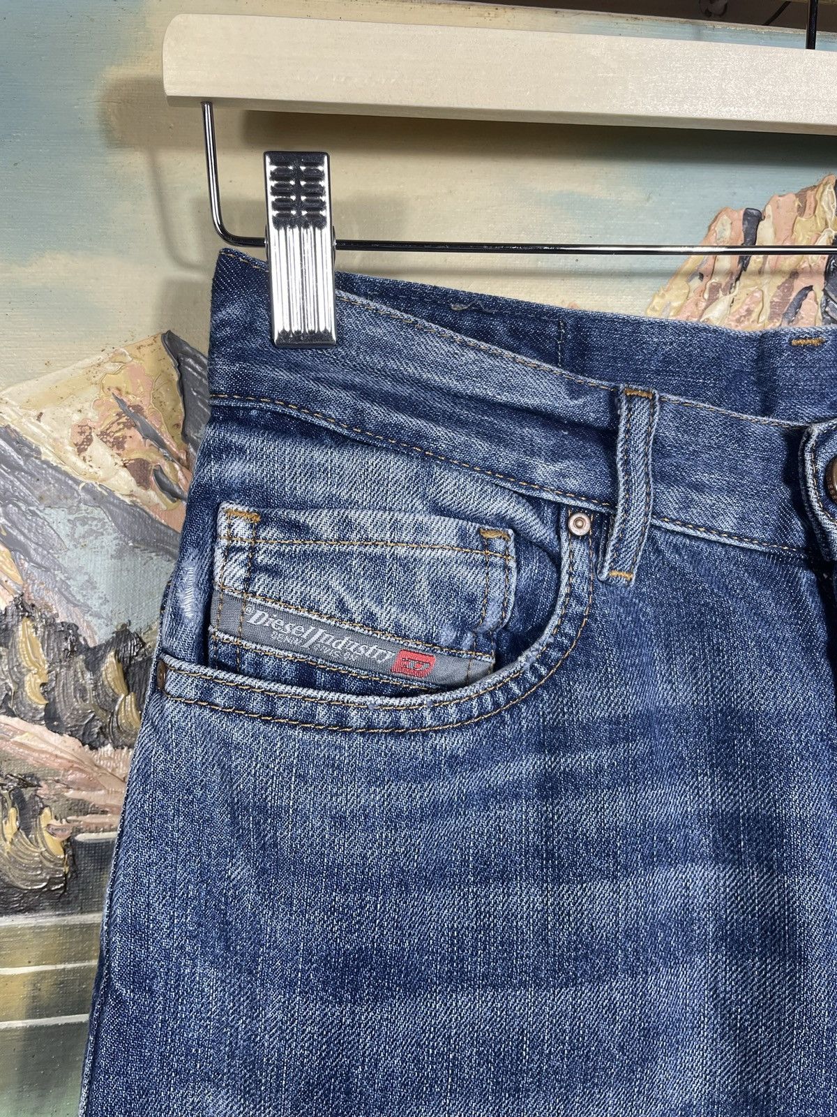Diesel × Vintage Diesel Vintage Wide Leg Baggy Denim Jeans Pants Trousers Y2k Size 25" / US 0 / IT 36 - 8 Thumbnail