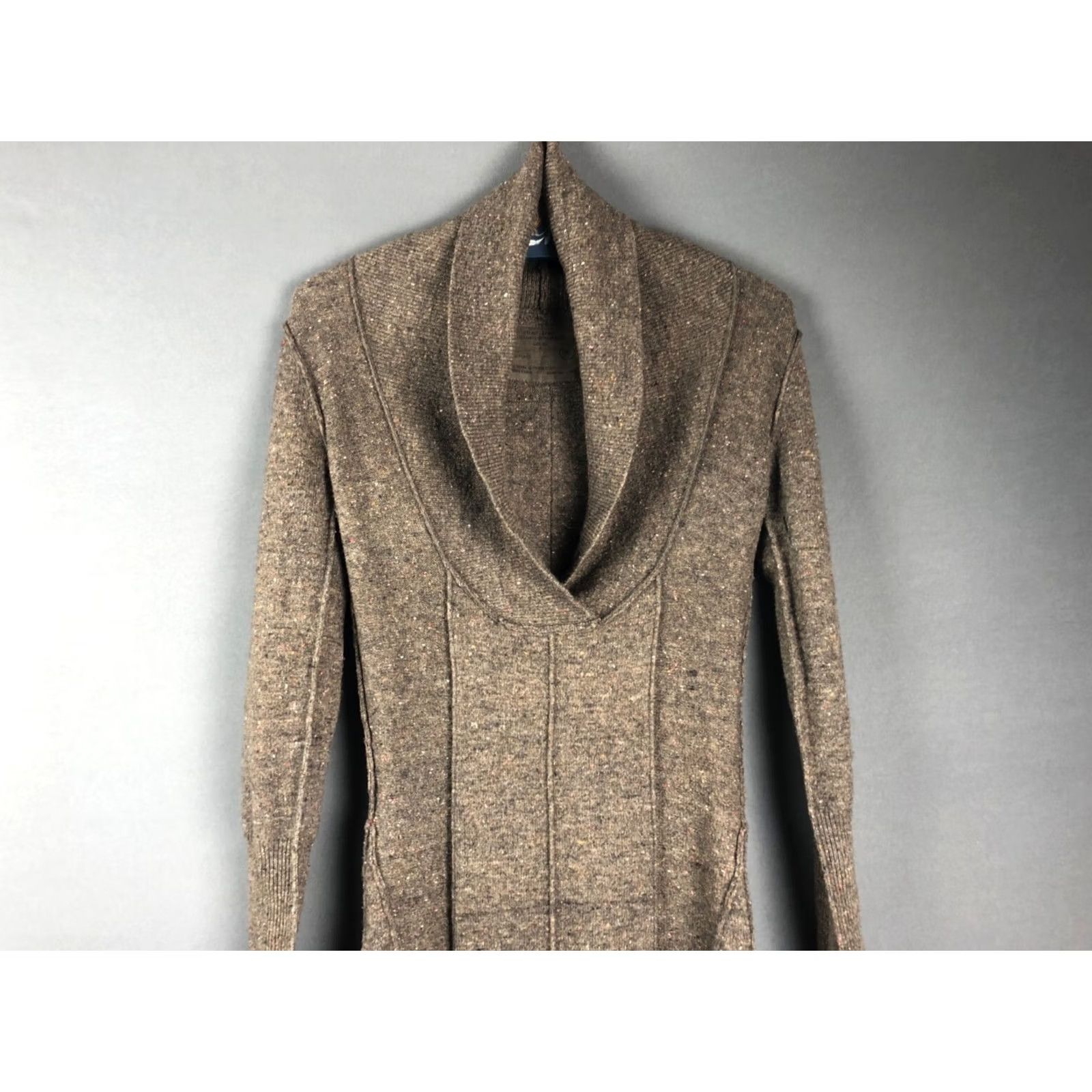 Allsaints AllSaints Pavo Dress Wool Brown Women Size 10 Size L / US 10 / IT 46 - 3 Thumbnail