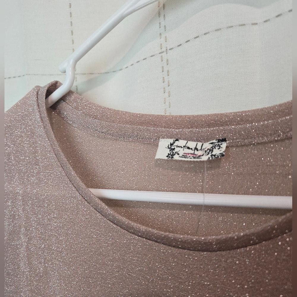 Free People Free People Mesh Shimmer Layering Top Size S / US 4 / IT 40 - 3 Thumbnail