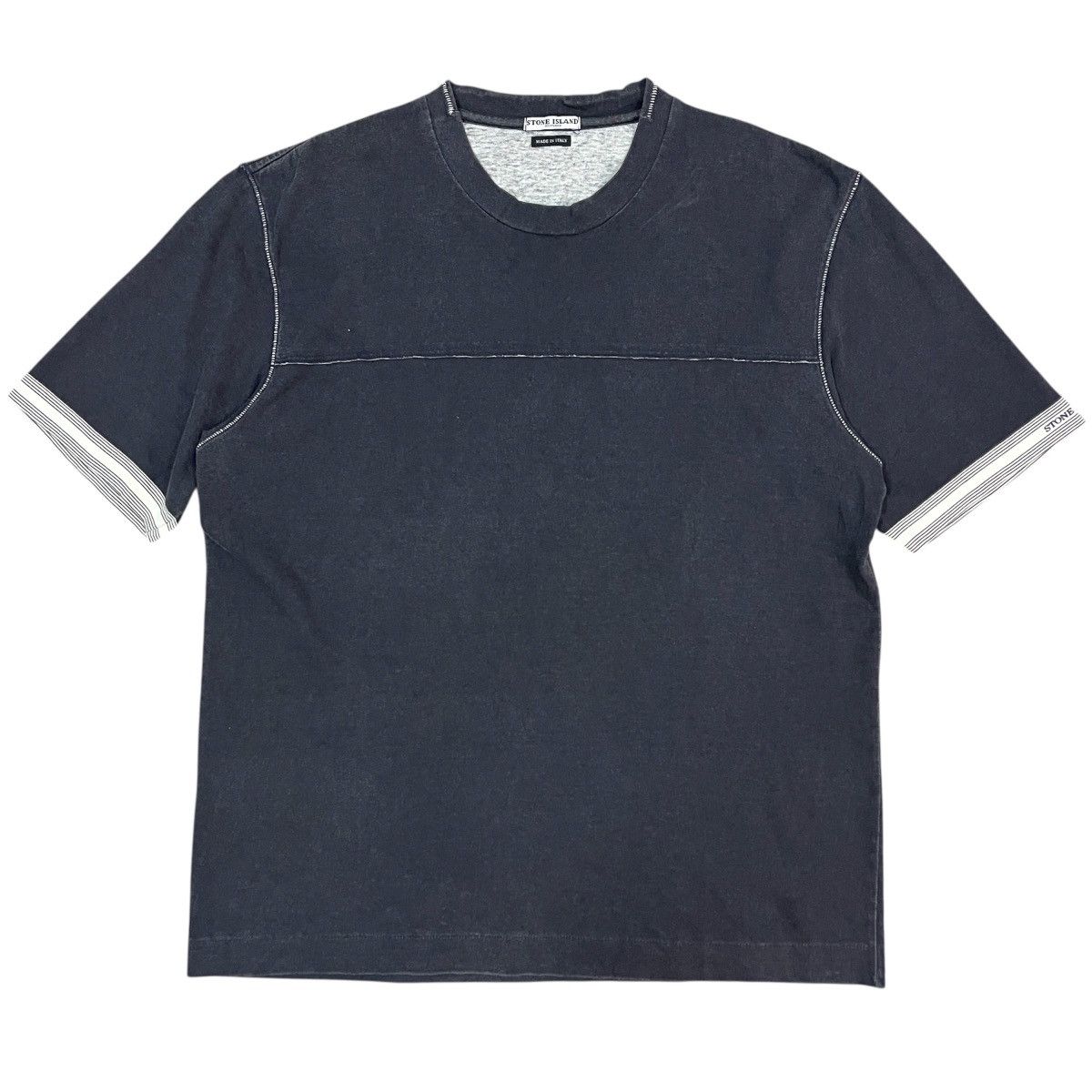 Stone Island × Vintage Vintage Stone Island Cut & Sewn S/S Tee Size US L / EU 52-54 / 3 - 1 Thumbnail