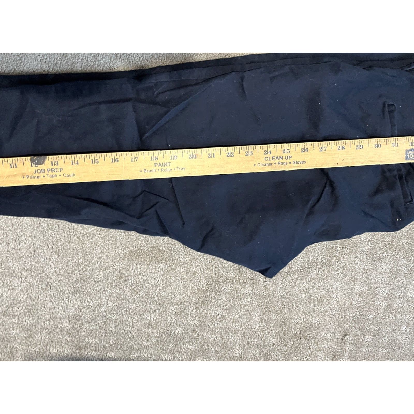 H&M H&M Dress Pants Women Size 14 Navy Business Casual Pull on Side Zip Ankle Size 36" / US 14 / IT 50 - 6 Thumbnail