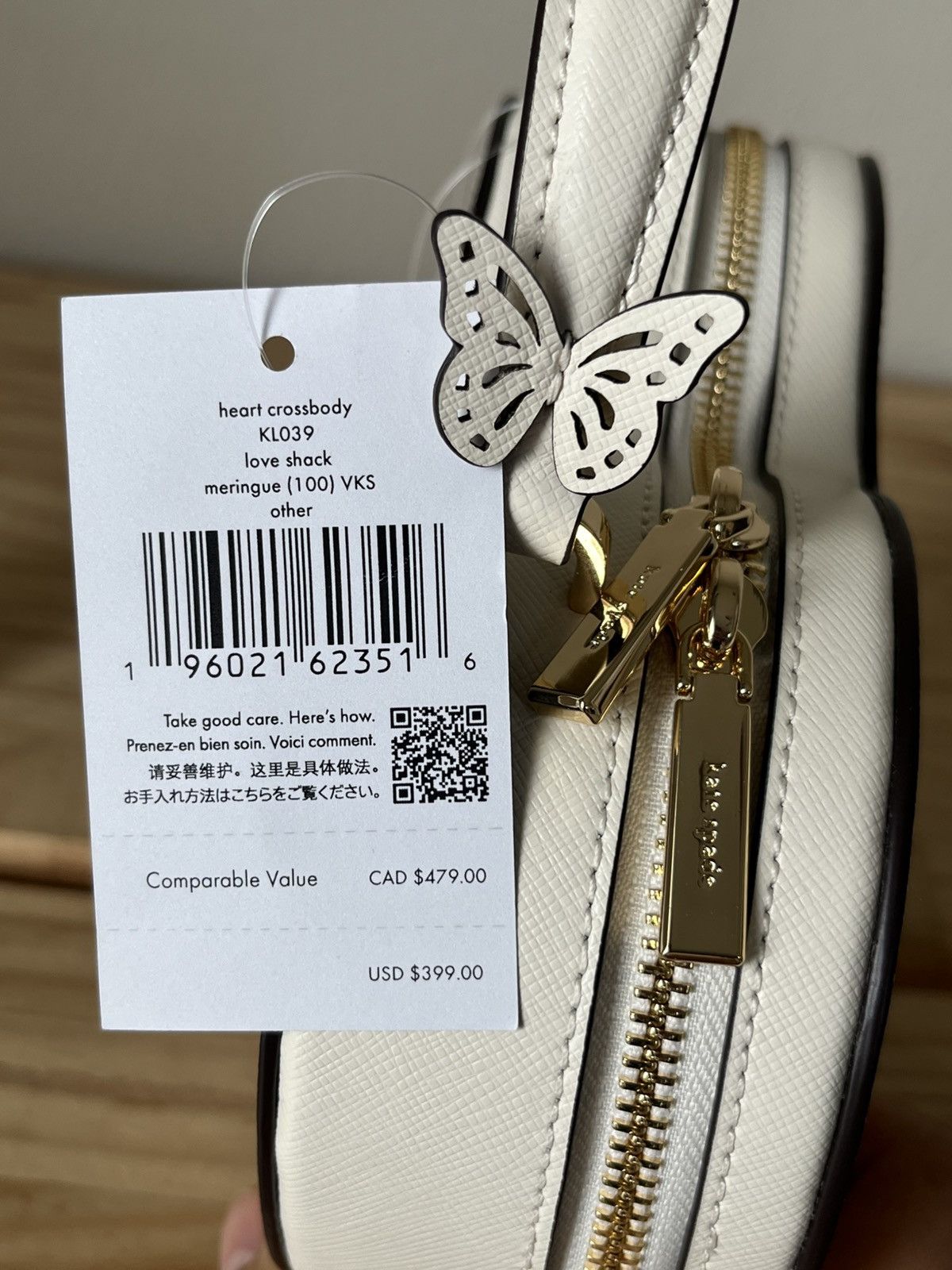 Kate Spade Kate Spade Love Shack Perforated Heart Crossbody Size ONE SIZE - 7 Thumbnail