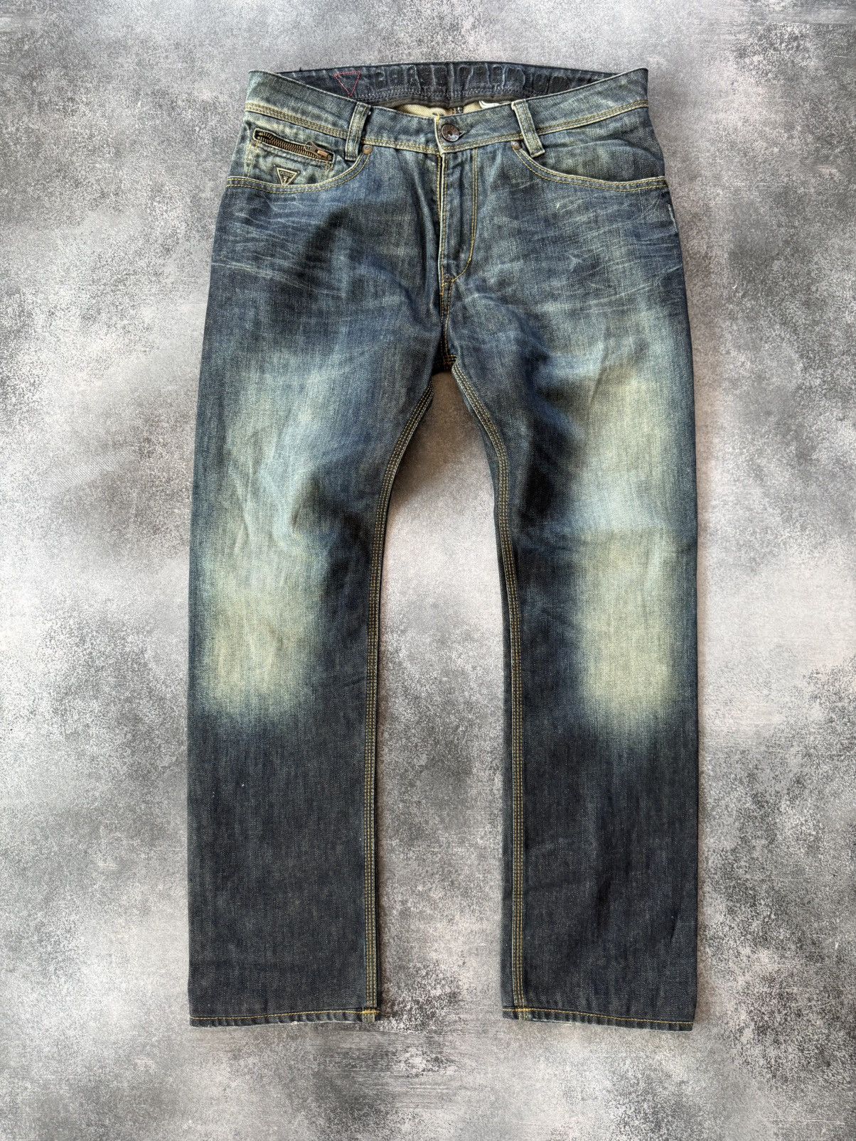 Hysteric Glamour 🔥Guess Distressed Flare Jeans 🔥 Size US 33 - 2 Thumbnail