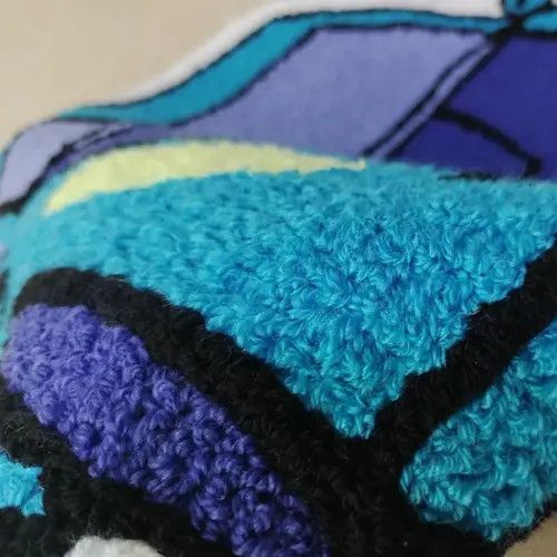 Handmade 3D Handmade Car Shape Soft Rug Size ONE SIZE - 4 Thumbnail