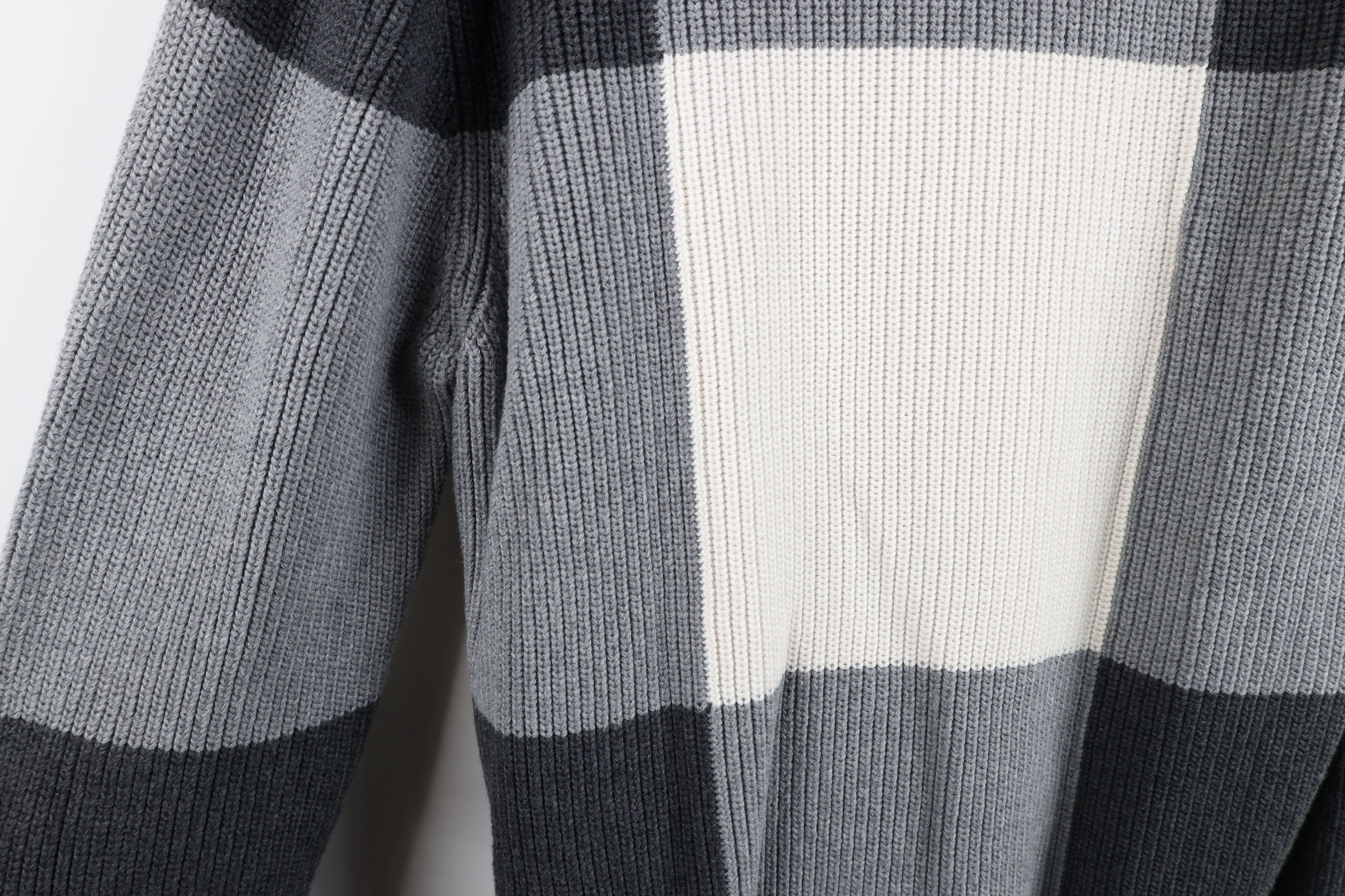 Vintage Adam Lippes for Target Patchwork Chunky Ribbed Knit Sweater Size US L / EU 52-54 / 3 - 4 Thumbnail