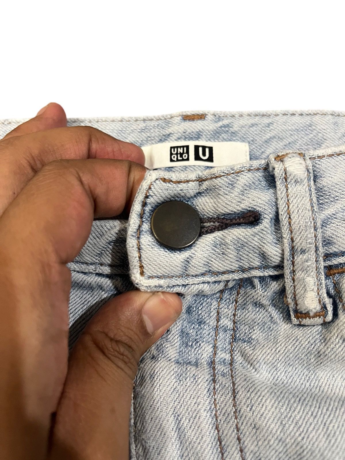 Christophe Lemaire × Jun Takahashi × Uniqlo Vintage Uniqlo xChristophe Lemaire Baggy Faded Denim Size US 29 - 2 Thumbnail