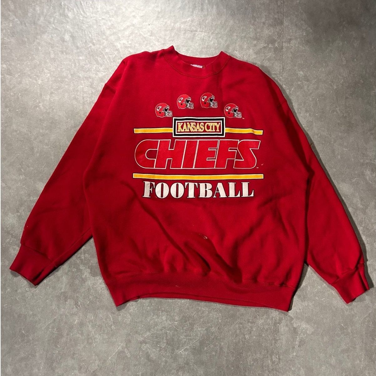 Other 90's Vintage Kansas City Chiefs Artex Red Crewneck -XL Size US XL / EU 56 / 4 - 1 Thumbnail