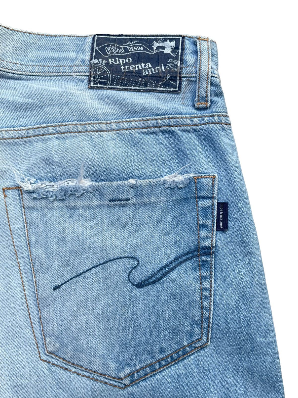Ripo Trenta Anni Distresed Denim