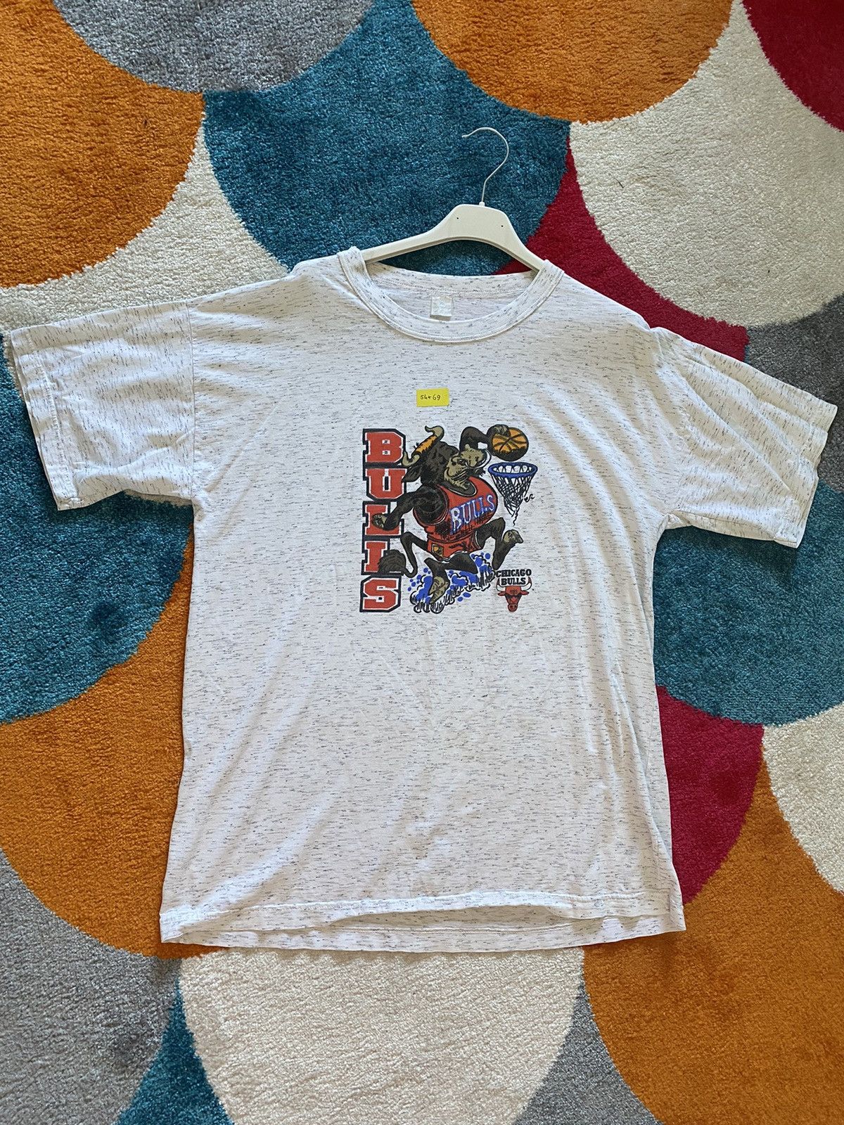 Bulls Chicago M  vintage tee tis  90s  vintage